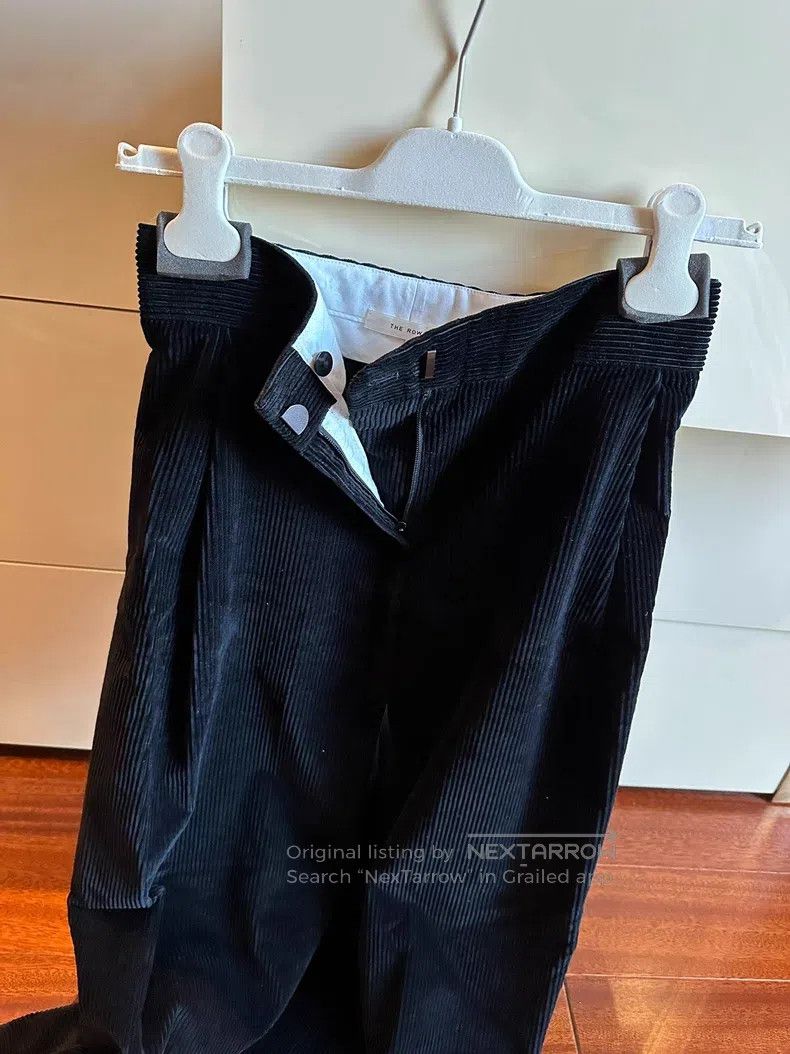 The Row The Row size 2 Black Corduroy Pants Size 25" / US 0 / IT 36 - 1 Thumbnail