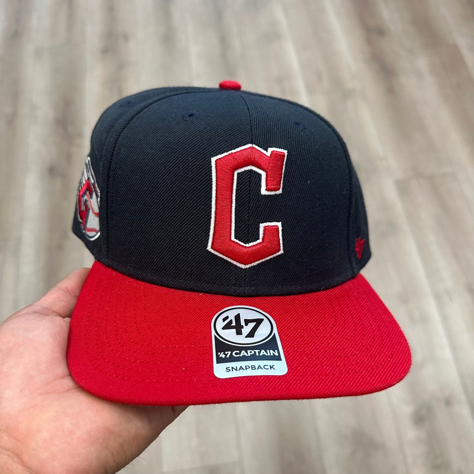 47 Brand '47 Brand Cleveland Guardians Captain Sure Shot snapback hat Size ONE SIZE - 2 Thumbnail