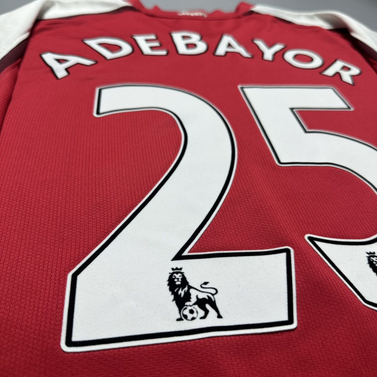 Nike ARSENAL NIKE 2008/2010 FOOTBALL HOME JERSEY #25 ADEBAYOR Size US XL / EU 56 / 4 - 14 Thumbnail