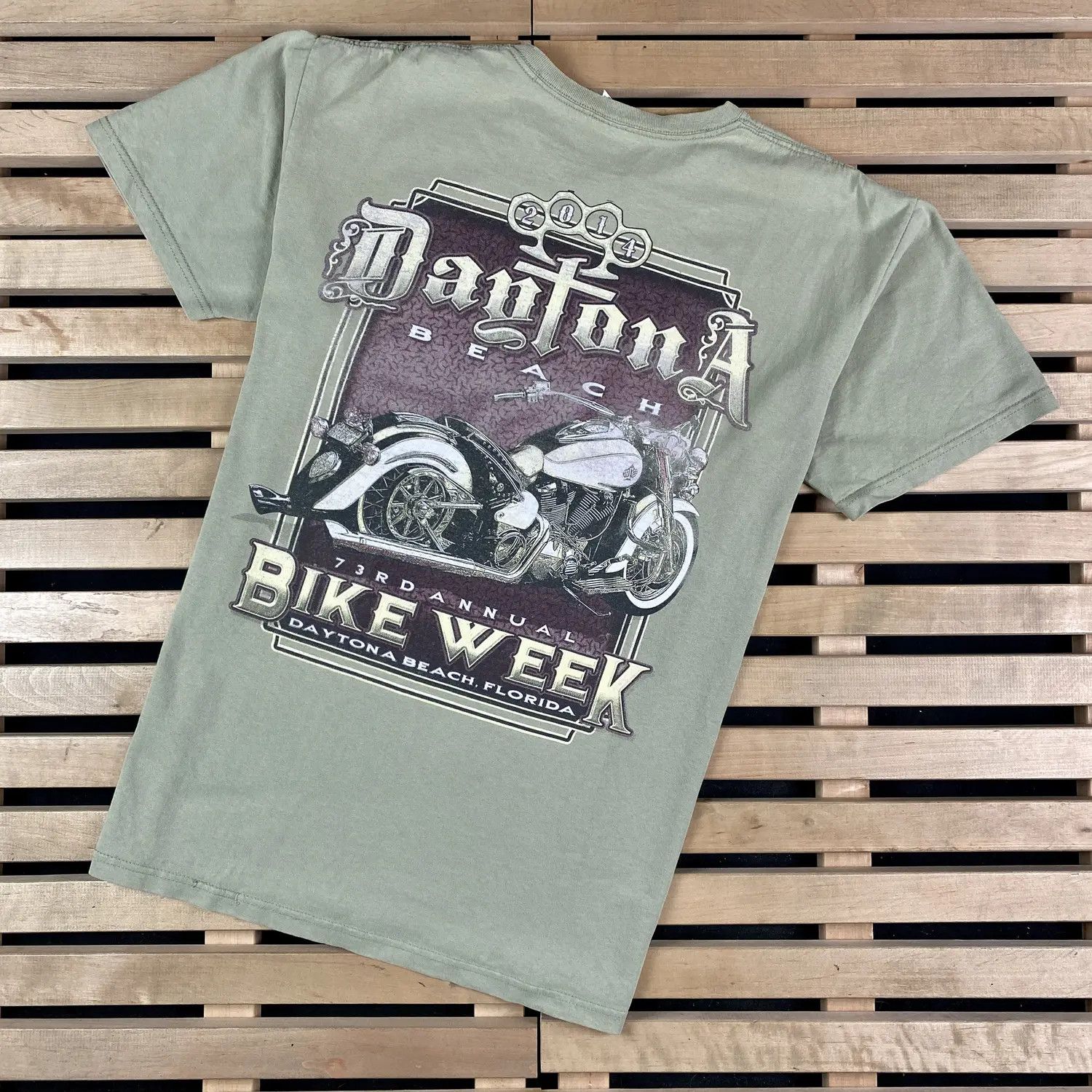 Band Tees Mens Vintage T Shirt Daytona Bike Week Size L Size US L / EU 52-54 / 3 - 7 Thumbnail