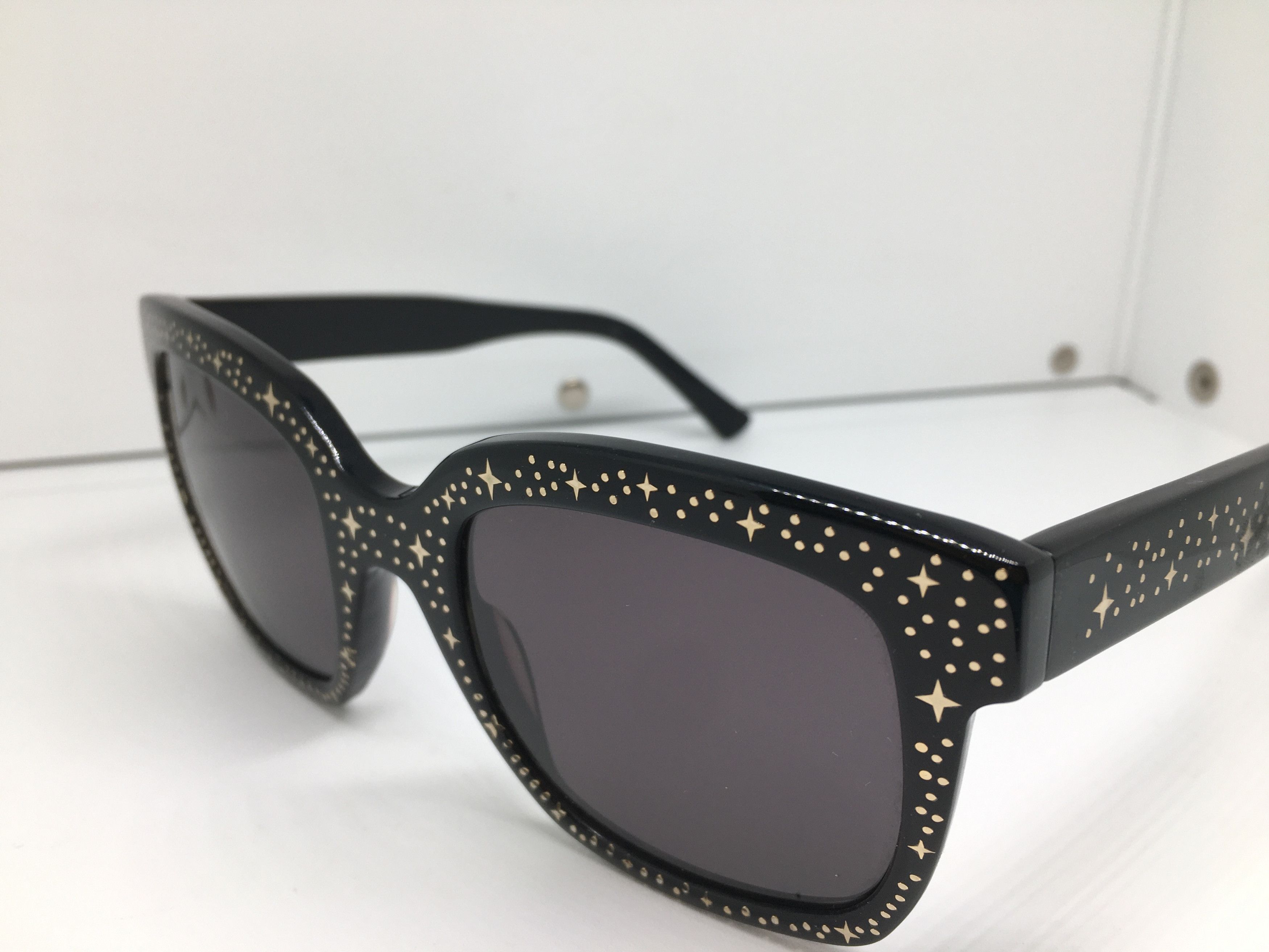 Other Handmade Black Acetate Square Sunglasses Frame Size ONE SIZE - 3 Thumbnail