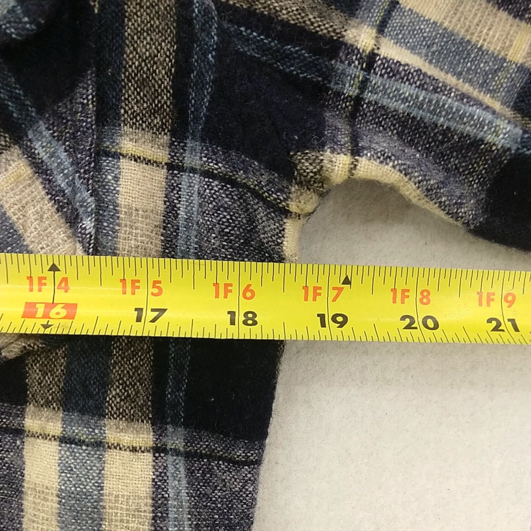 Sears VINTAGE Sears Shirt M Button-Up 80s Plaid Wool Blend Long Sleeve Button-Down Mens Size US M / EU 48-50 / 2 - 4 Thumbnail