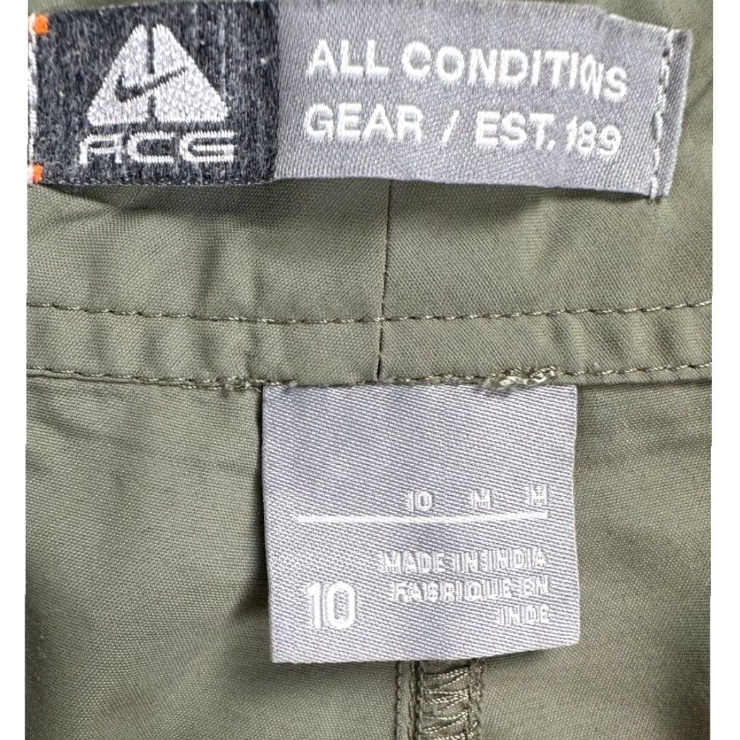 Nike ACG Nike ACG Pants Womens 10 Green Convertible Hiking Hiker Trails Mid Rise Ladies Size 32" / US 10 / IT 46 - 4 Thumbnail