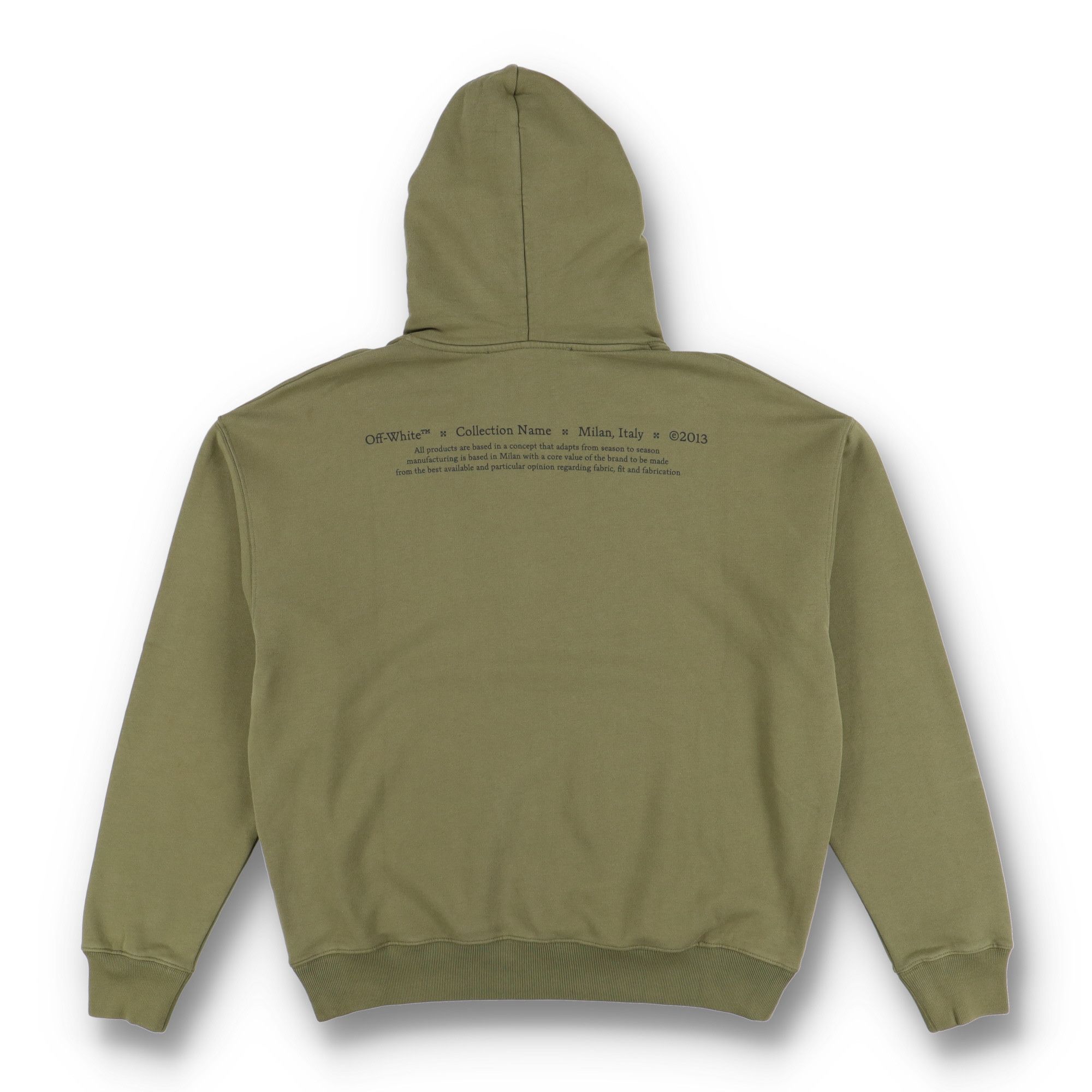 Off-White Green Caravaggio Boy Oversized Skate Hoodie Size US S / EU 44-46 / 1 - 7 Thumbnail