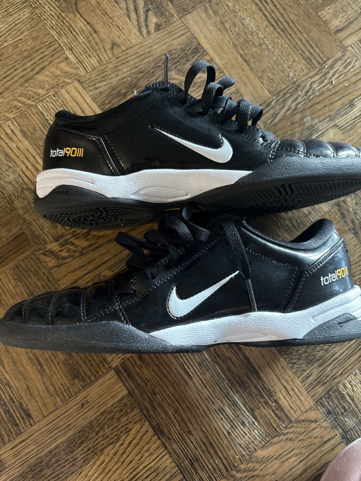 Nike Nike Total 90 III Black Silver Size US 6.5 / EU 39-40 - 4 Thumbnail