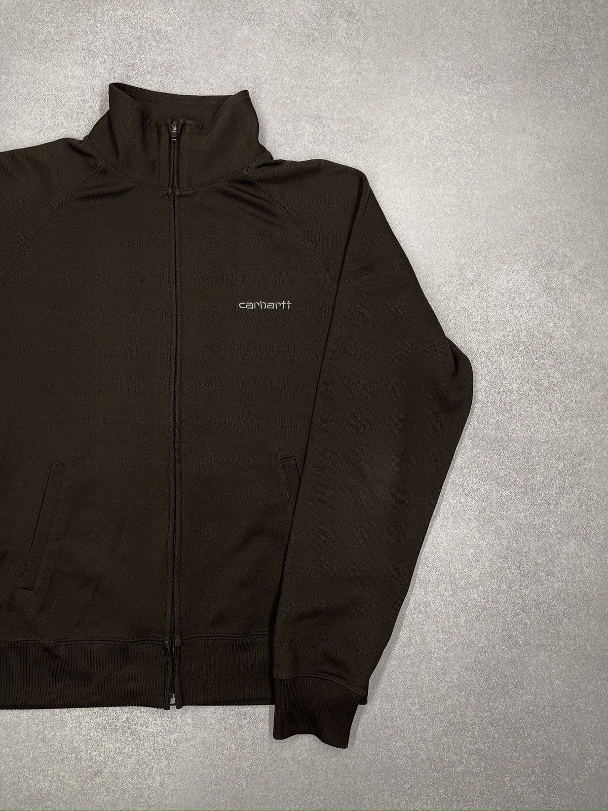Carhartt Vintage Carhartt Brown Track Jacket Y2K Size US S / EU 44-46 / 1 - 3 Thumbnail