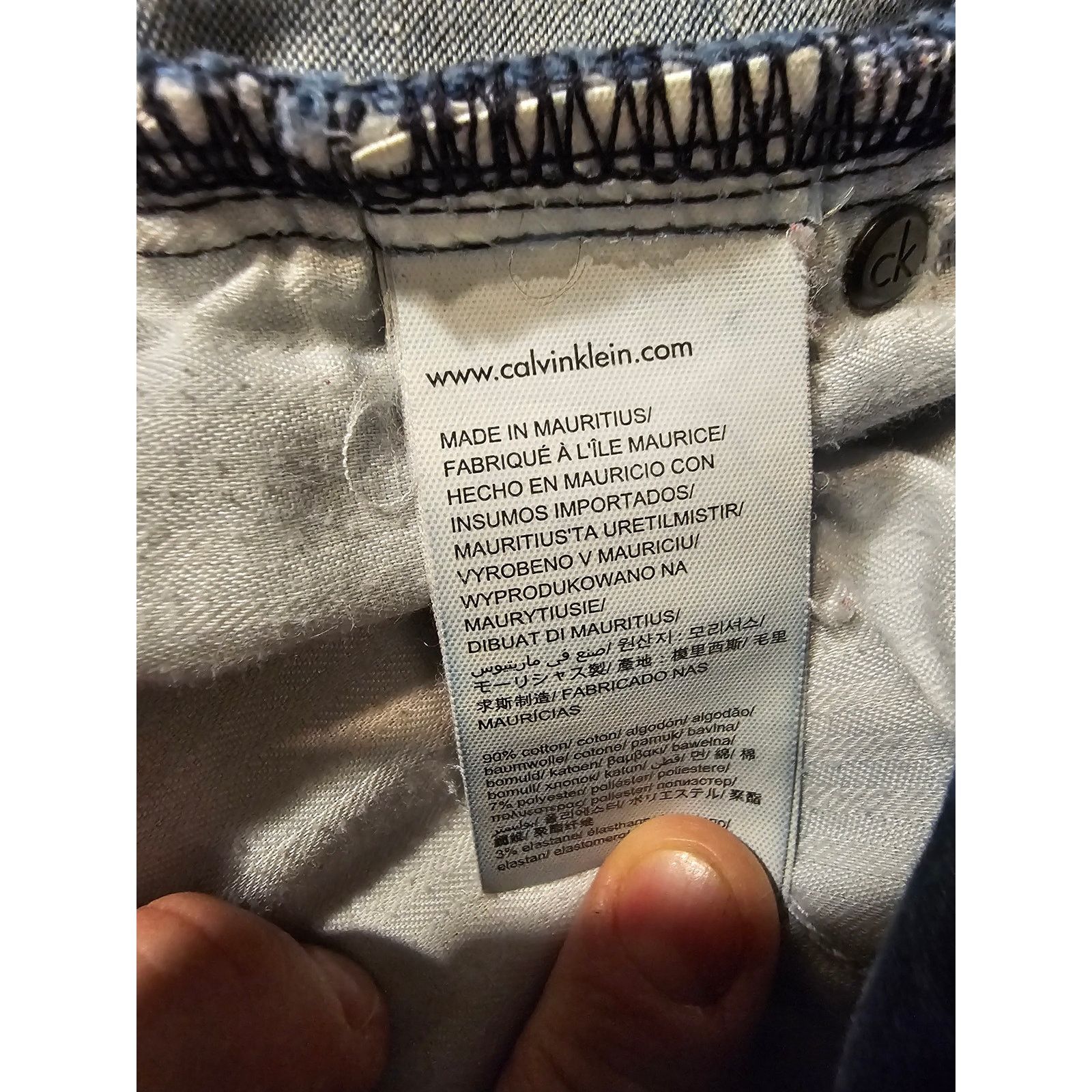 Calvin Klein Calvin Klein Blue Jeans/Legging - Women's 31 Regular Size 31" - 6 Thumbnail