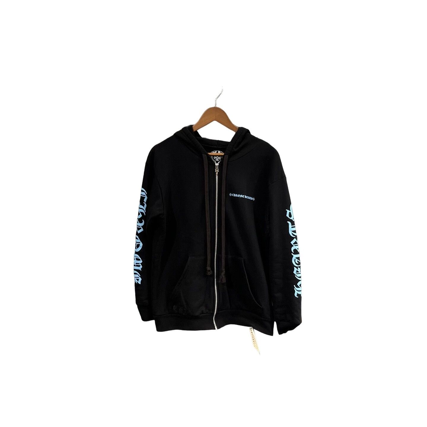 Chrome Hearts Chrome Hearts Blue Script Logo Zip Hoodie L Size US L / EU 52-54 / 3 - 1 Thumbnail