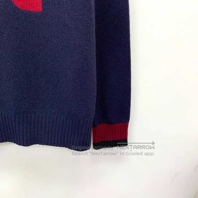 Kenzo Kenzo Blue Logo Flower Knitted Woolen Sweater Size XS / US 0-2 / IT 36-38 - 4 Thumbnail