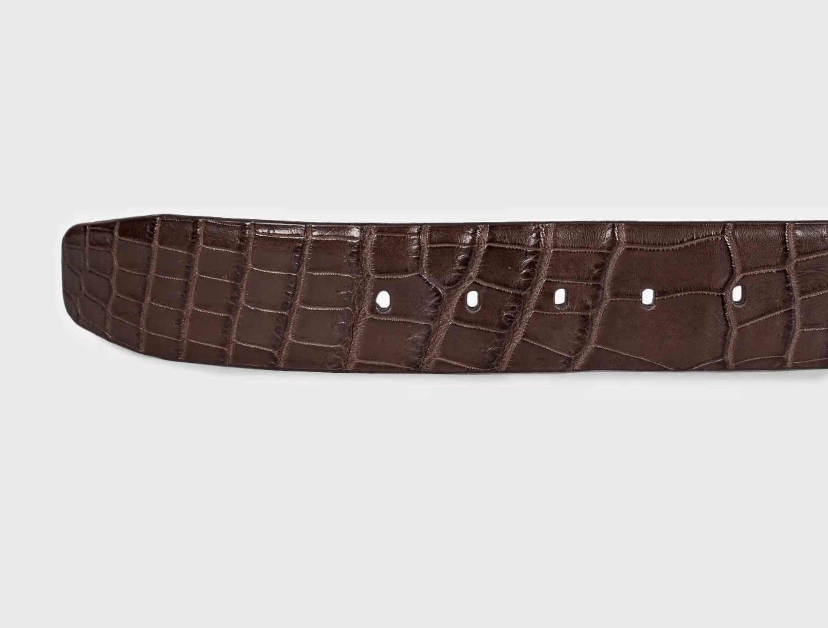 Zilli Zilli Crocodile Leather Belt with Interchangeable Buckles Size ONE SIZE - 3 Thumbnail