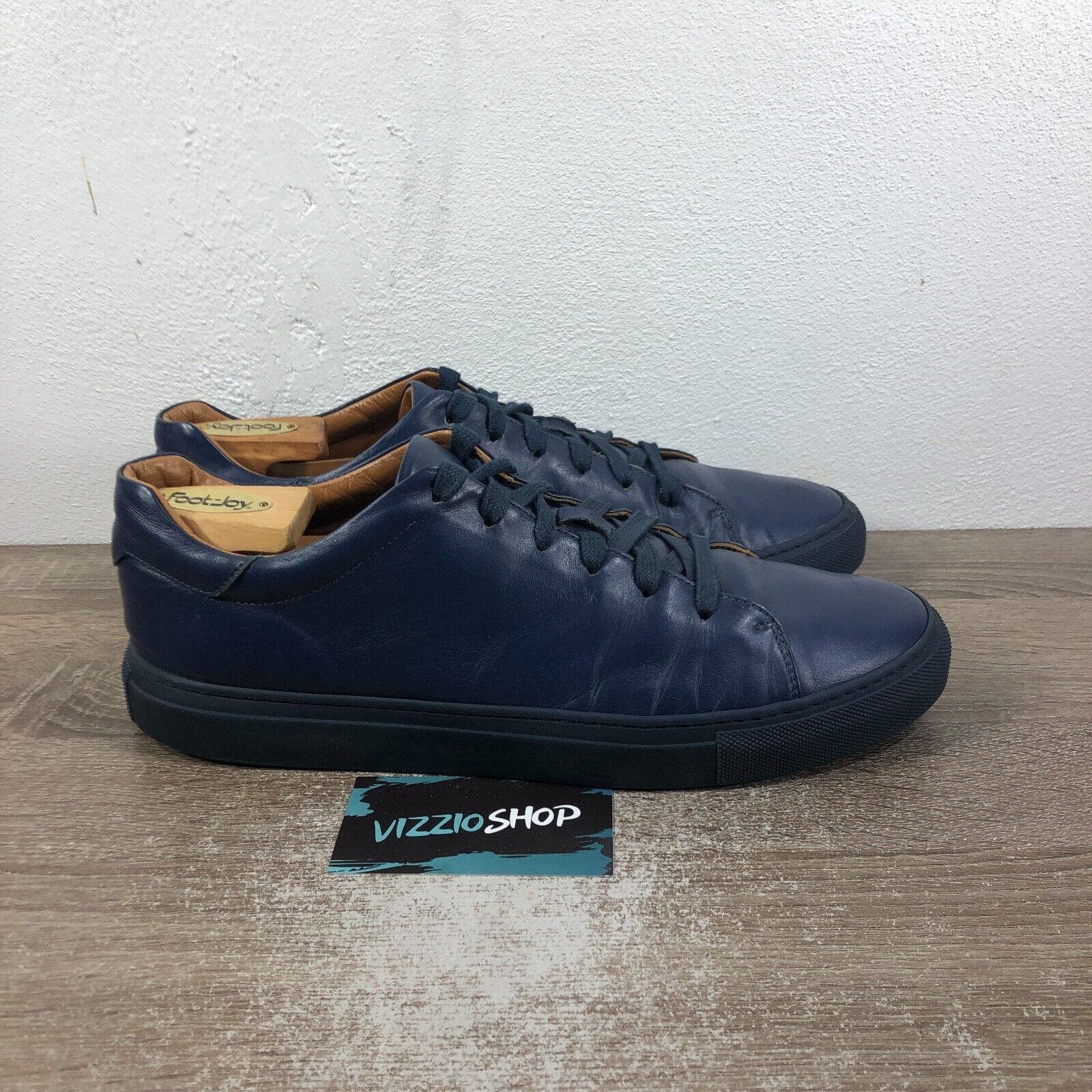 image of M Gemi M. Gemi The Lucente Leather Made In Italy Blue Men 11 Eur 44 Shoes