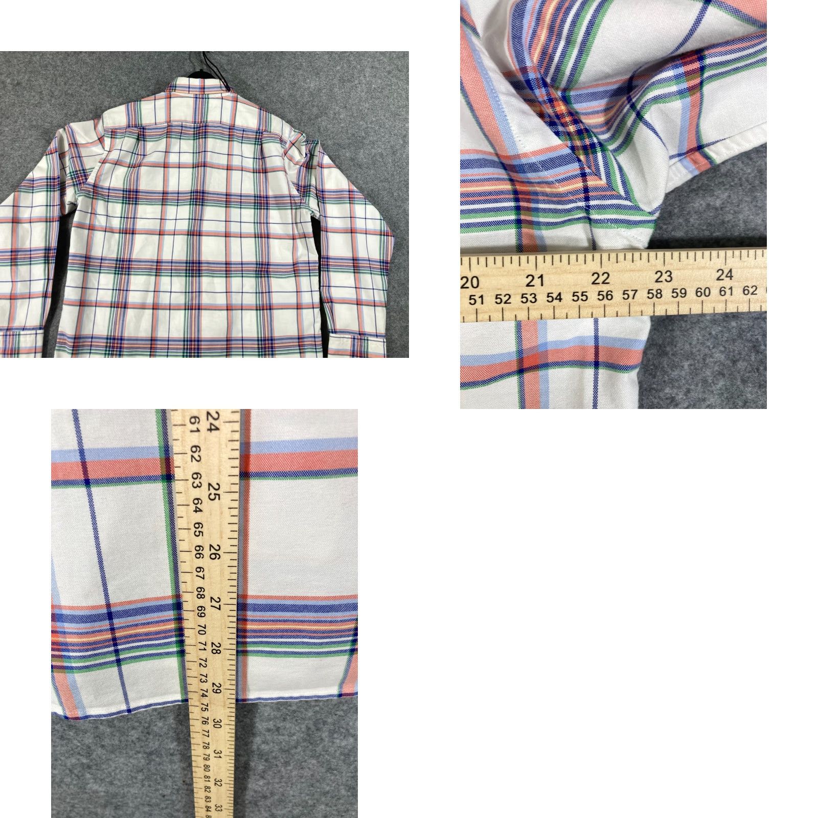 Cremieux Cremieux Button Down Shirt Mens M Multicolor Plaid Long Sleeve Shirt Size US M / EU 48-50 / 2 - 9 Thumbnail