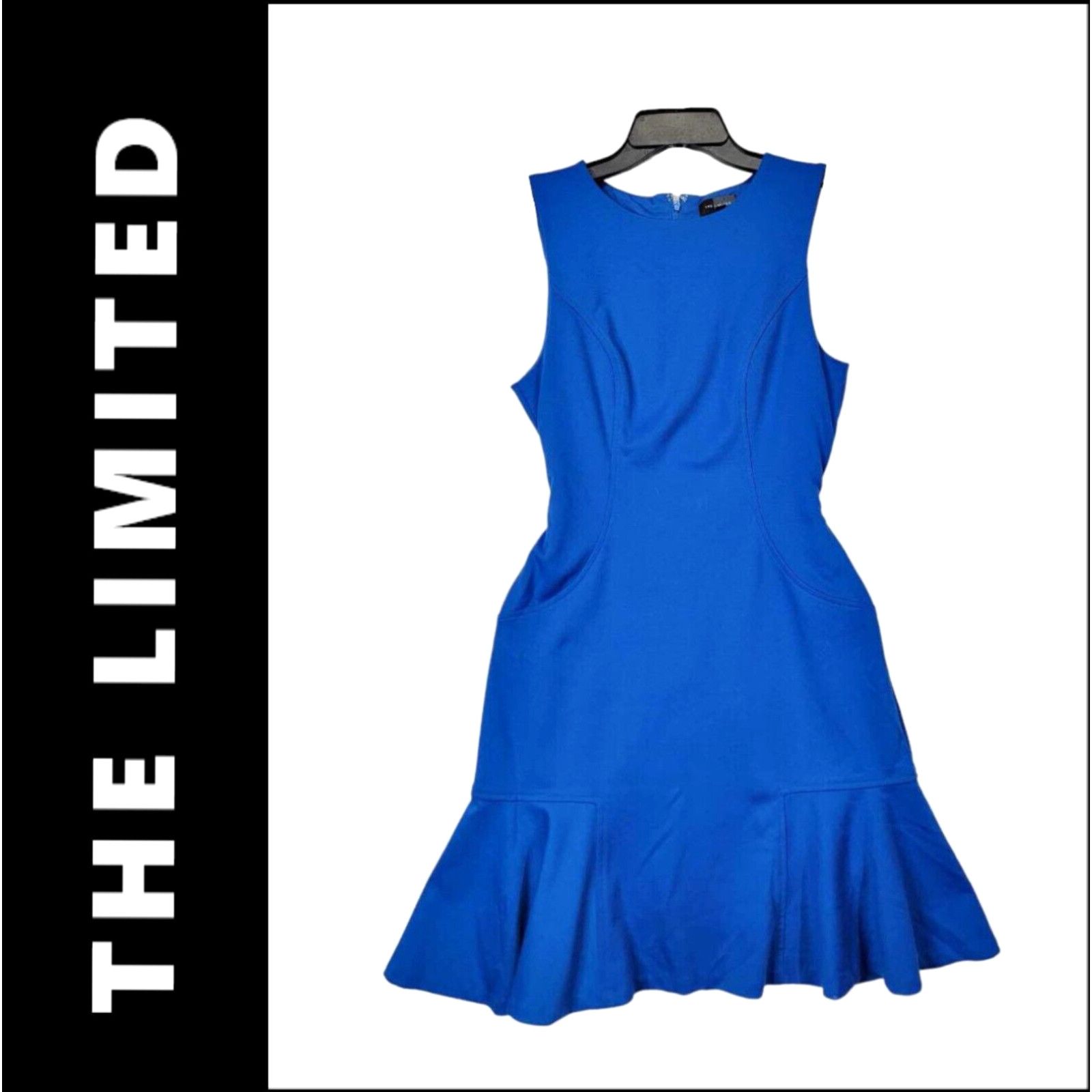 Vintage The Limited Dress Blue Size 2 Stretch Women Sleeveless Fit & Flare Size XS / US 0-2 / IT 36-38 - 1 Preview