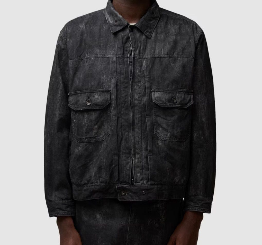 Engineered Garments Engineered Garments Trucker Black Cotton Distressed [NEW] Size US M / EU 48-50 / 2 - 2 Thumbnail
