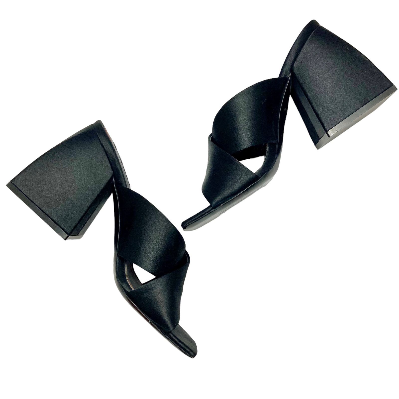 Nodaleto Nodaleto Bulla Banks Block Heel Sandals EU sz38 black satin Size US 8 / IT 38 - 5 Thumbnail