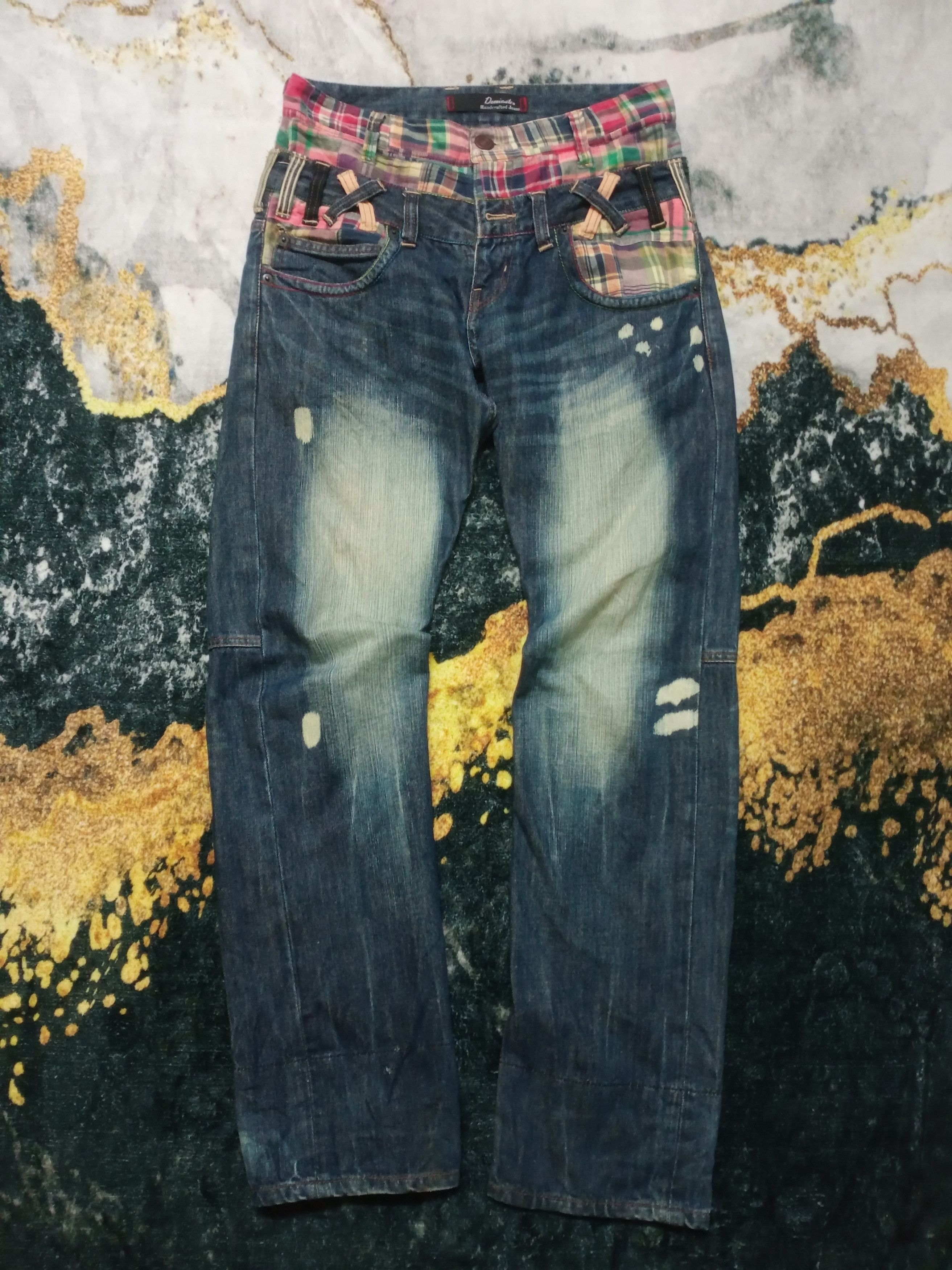 Hysteric Glamour Dominate Handcrafted Jeans Must Double Waist Denim Pants Size US 30 / EU 46 - 2 Thumbnail