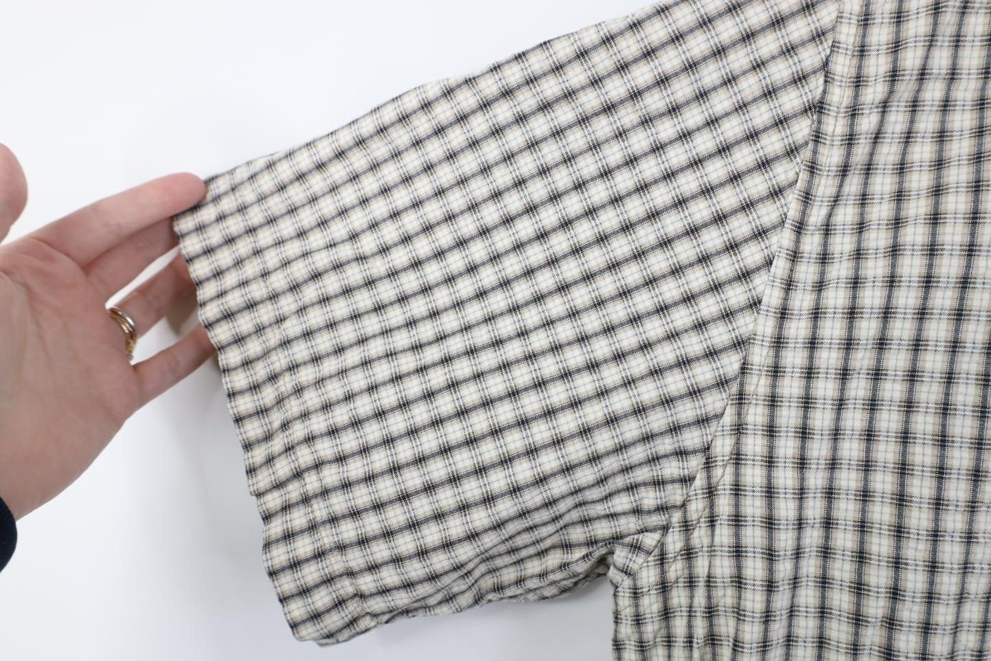 Eddie Bauer Vintage 90s Eddie Bauer Seersucker Short Sleeve Button Shirt Size US L / EU 52-54 / 3 - 6 Thumbnail