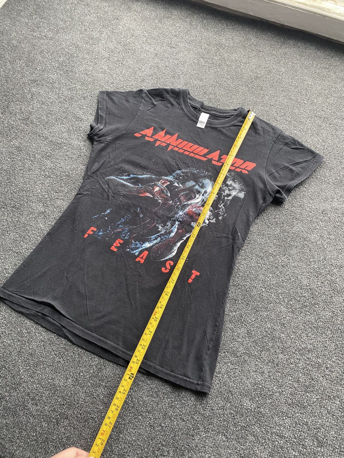 Gildan 🔥Annihilator Feast Album Band metal tee wom m size Size M / US 6-8 / IT 42-44 - 5 Thumbnail