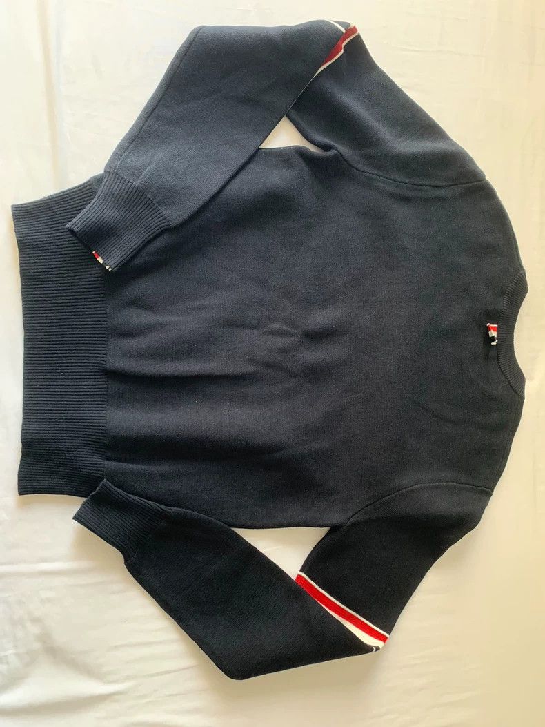 Thom Browne Thom Browne Blue and grey sweater Size US S / EU 44-46 / 1 - 7 Thumbnail