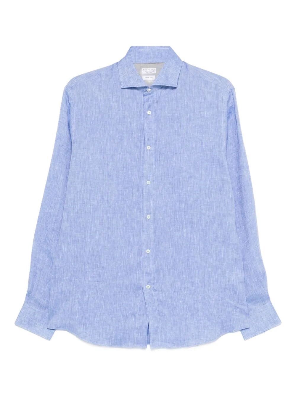 Brunello Cucinelli Linen Shirt Size US L / EU 52-54 / 3 - 1 Thumbnail