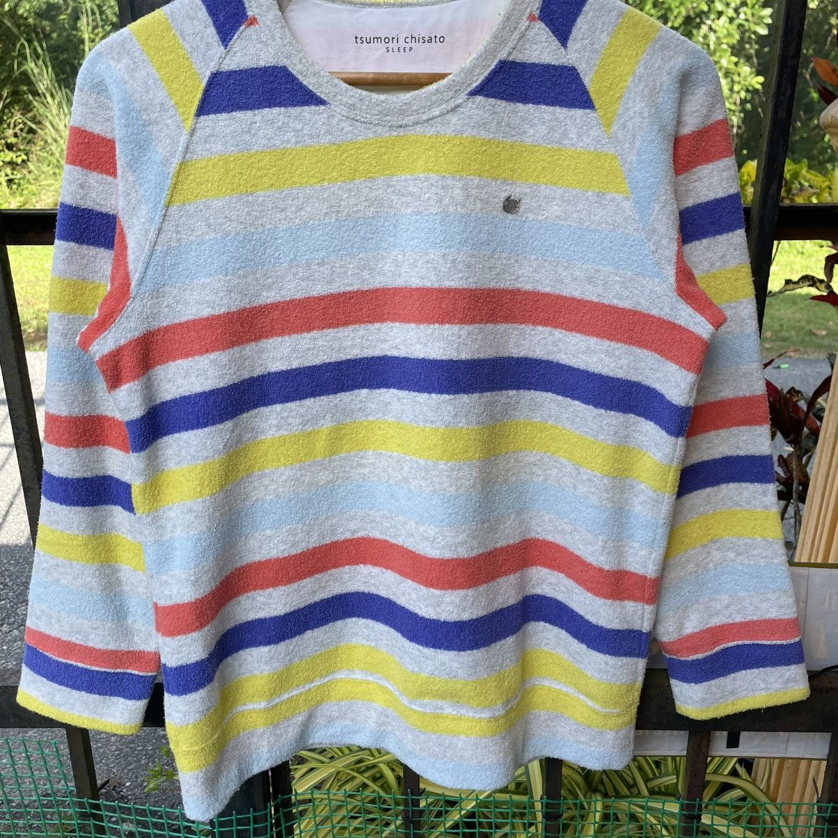 Tsumori Chisato 🔥🇯🇵Tsumori Chisato Multicolour Striped Fleece Sleep Wear Size S / US 4 / IT 40 - 5 Thumbnail