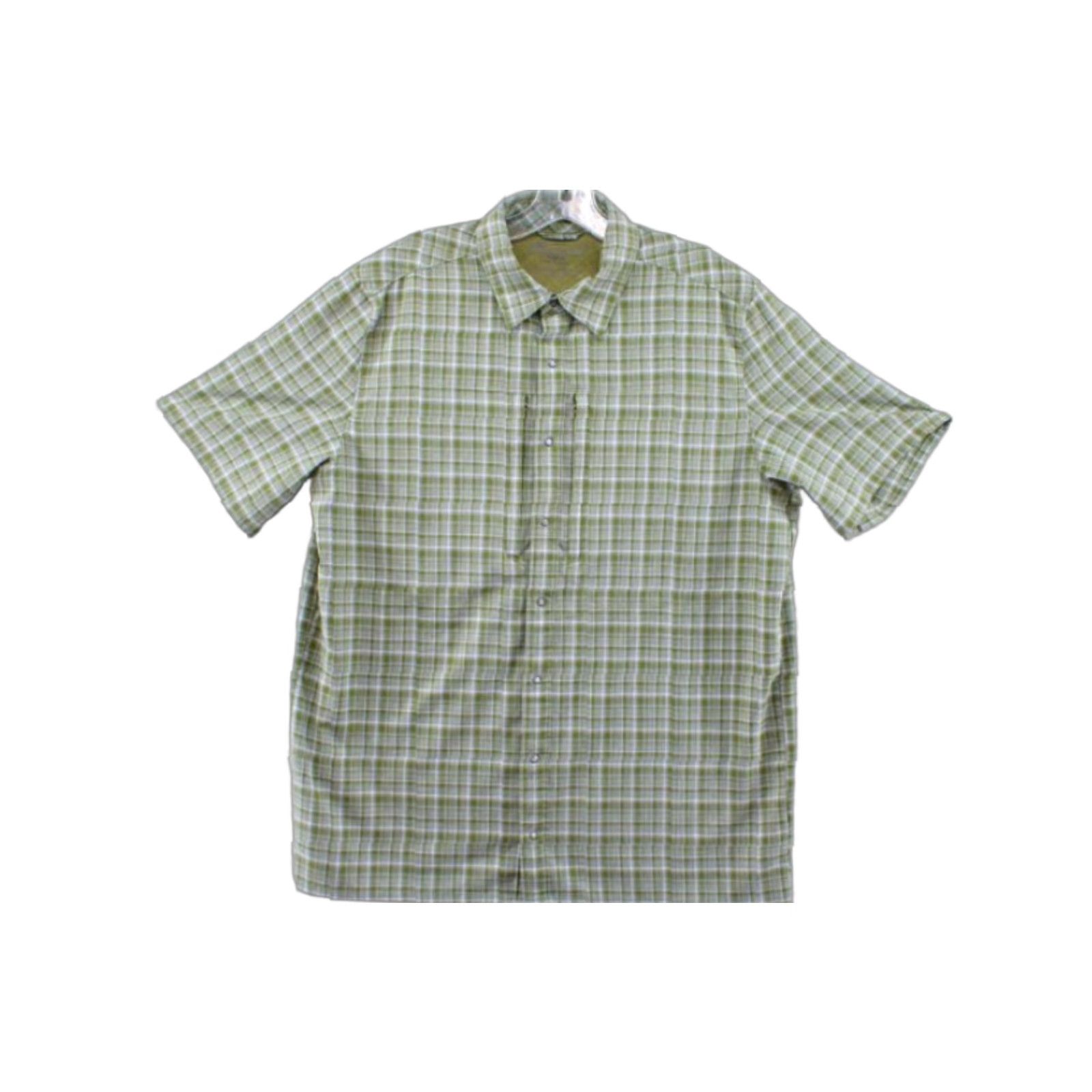Vintage VINTAGE 5.11 Tactical Shirt Men's Medium Green Plaid Snap Up Zipper Pockets Stylish Size US M / EU 48-50 / 2 - 1 Thumbnail