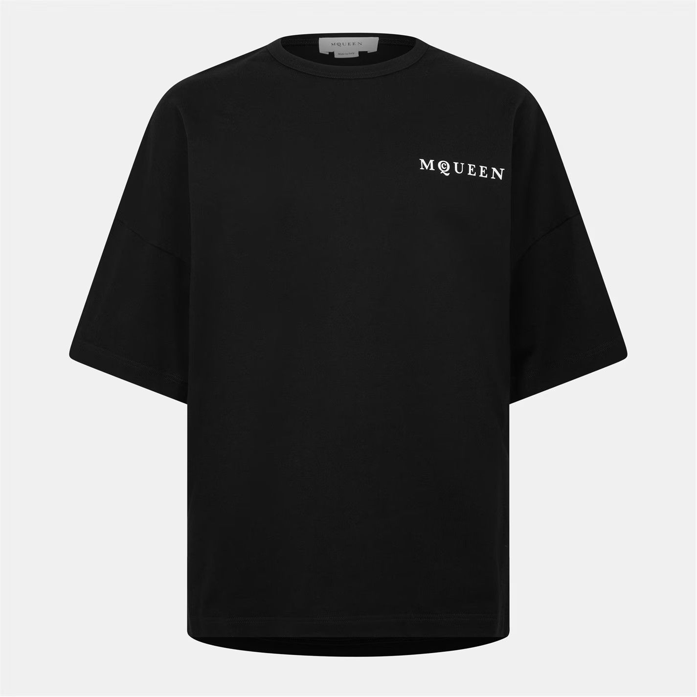 Alexander McQueen o1g2r1mq0326 Alex Oversized T-Shirt in Black Size US S / EU 44-46 / 1 - 1 Thumbnail