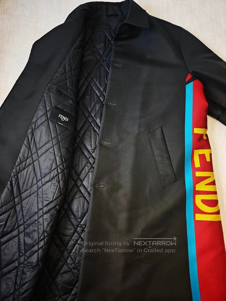 Fendi Fendi Double-sided color-blocked logo coat Size US M / EU 48-50 / 2 - 3 Thumbnail