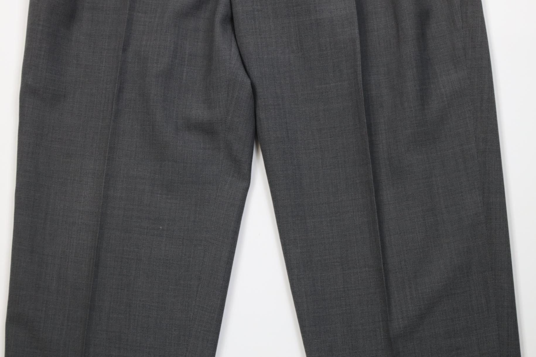 Vintage Vintage 90s Streetwear Blend Knit Chino Pants Heather Gray Size US 34 / EU 50 - 3 Thumbnail