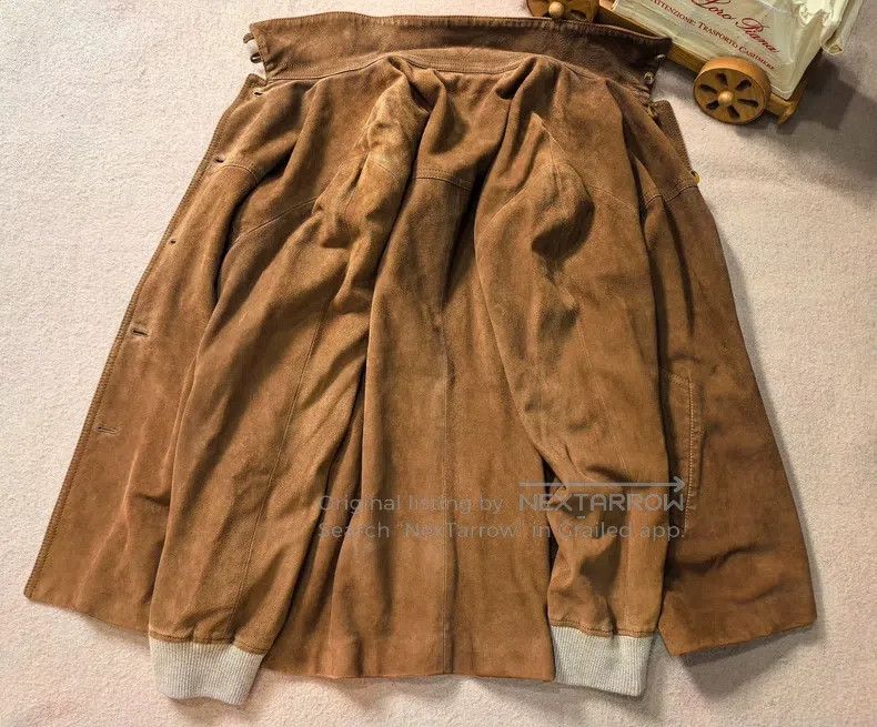 Loro Piana Loro Piana Suede Maremma Coat Size US XL / EU 56 / 4 - 2 Thumbnail