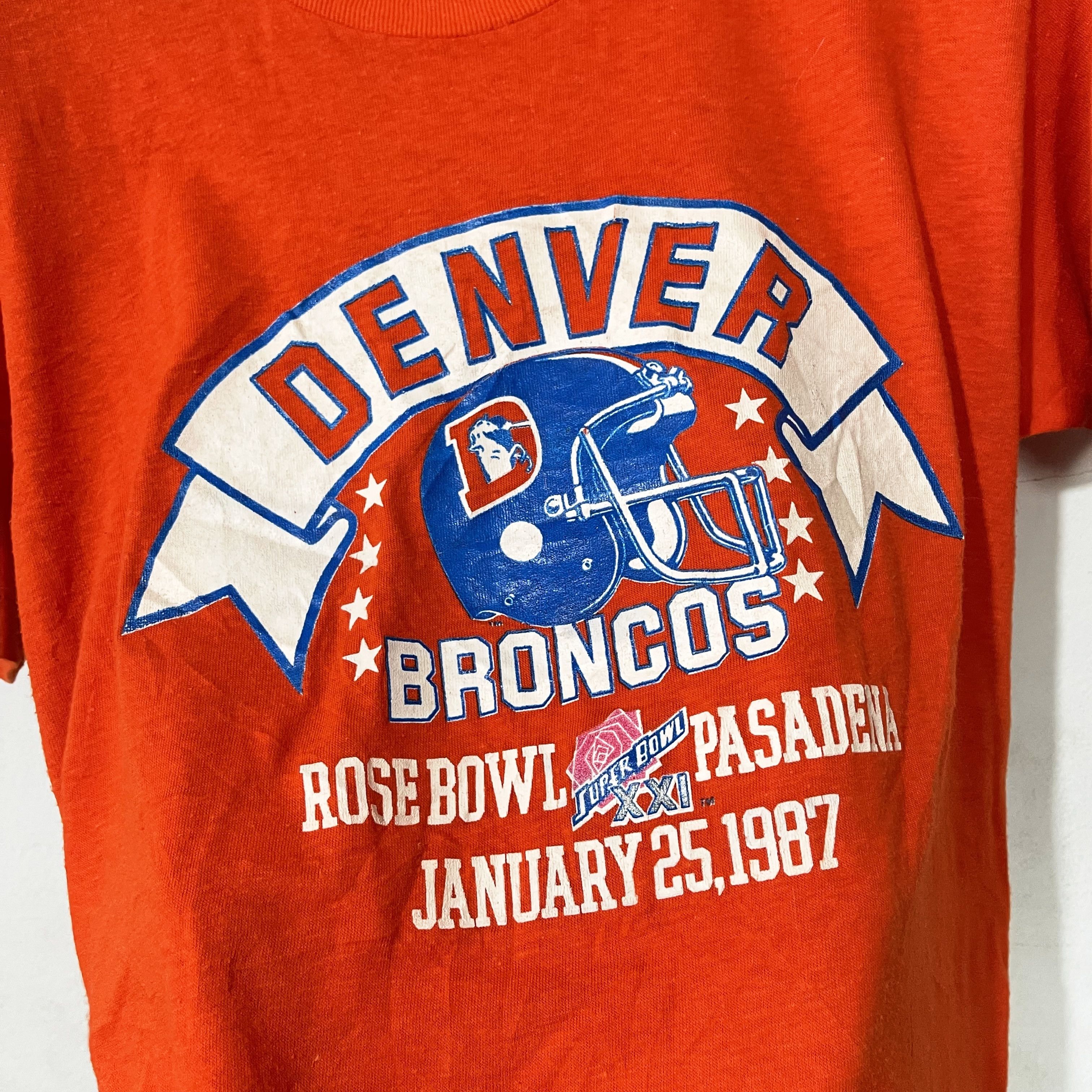 NFL Vintage 1987 Denver Broncos T-Shirt Size US XXS / EU 40 - 2 Thumbnail
