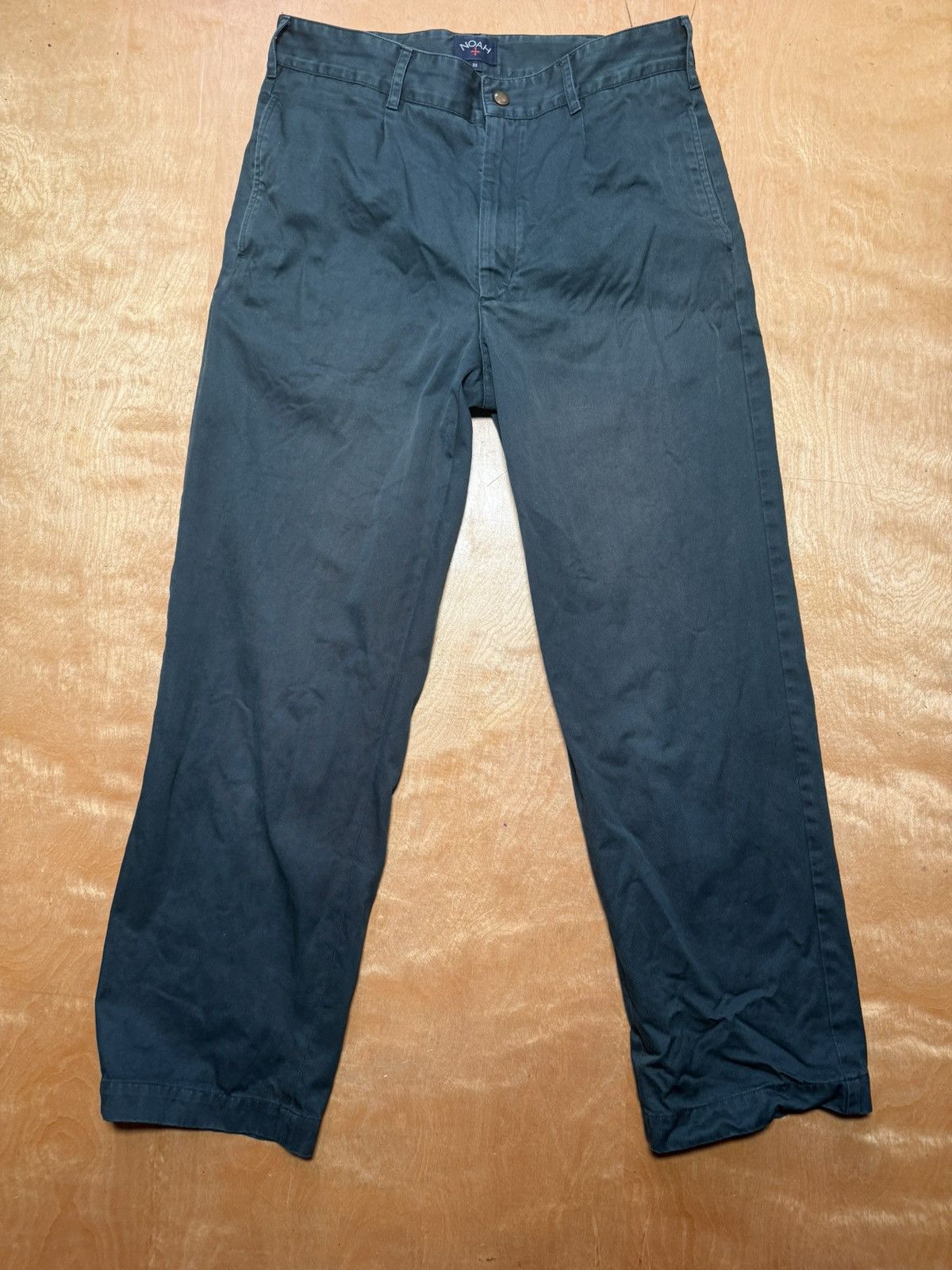Noah Noah Single-Pleat pant. petrol. Size US 32 / EU 48 - 1 Thumbnail