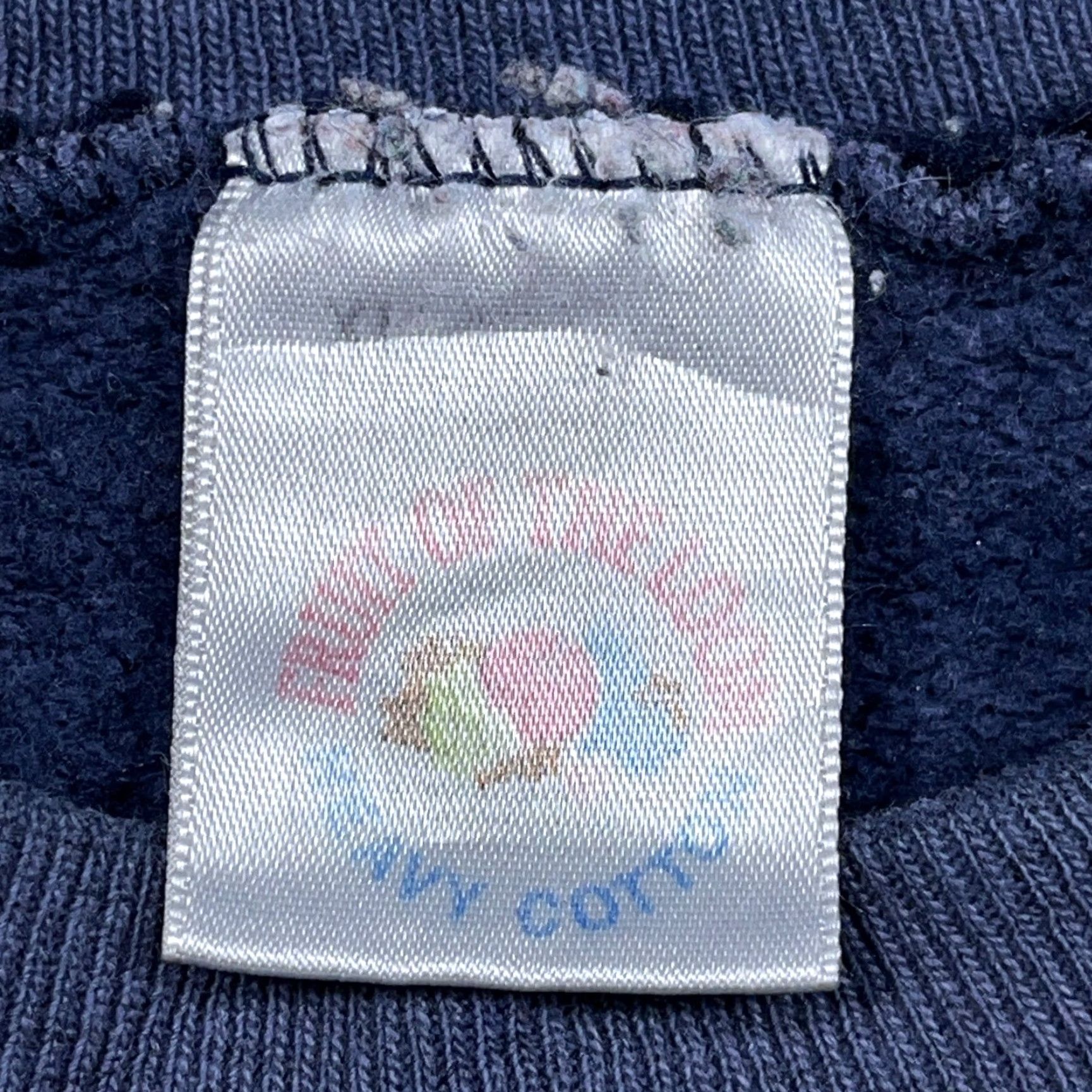 Fruit Of The Loom VINTAGE Fruit of the Loom Soccer Sweatshirt Men XL Blue Crewneck Sun Faded 90s Breakthrough Grunge Size US XL / EU 56 / 4 - 3 Thumbnail