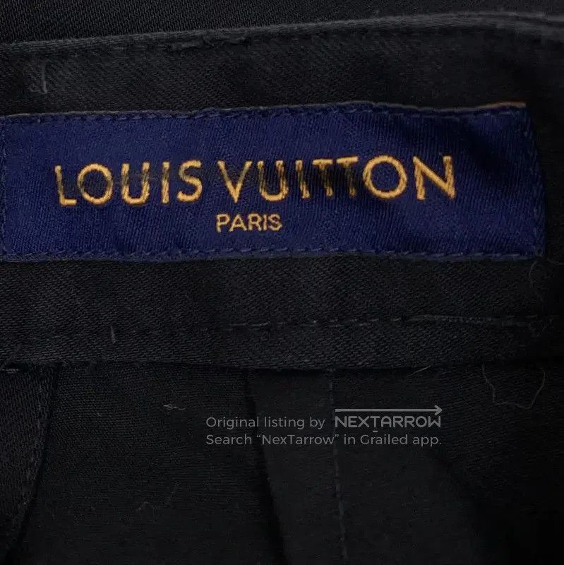 Louis Vuitton Louis Vuitton Black Cotton Casual Pants for Women . Size 23" - 6 Thumbnail