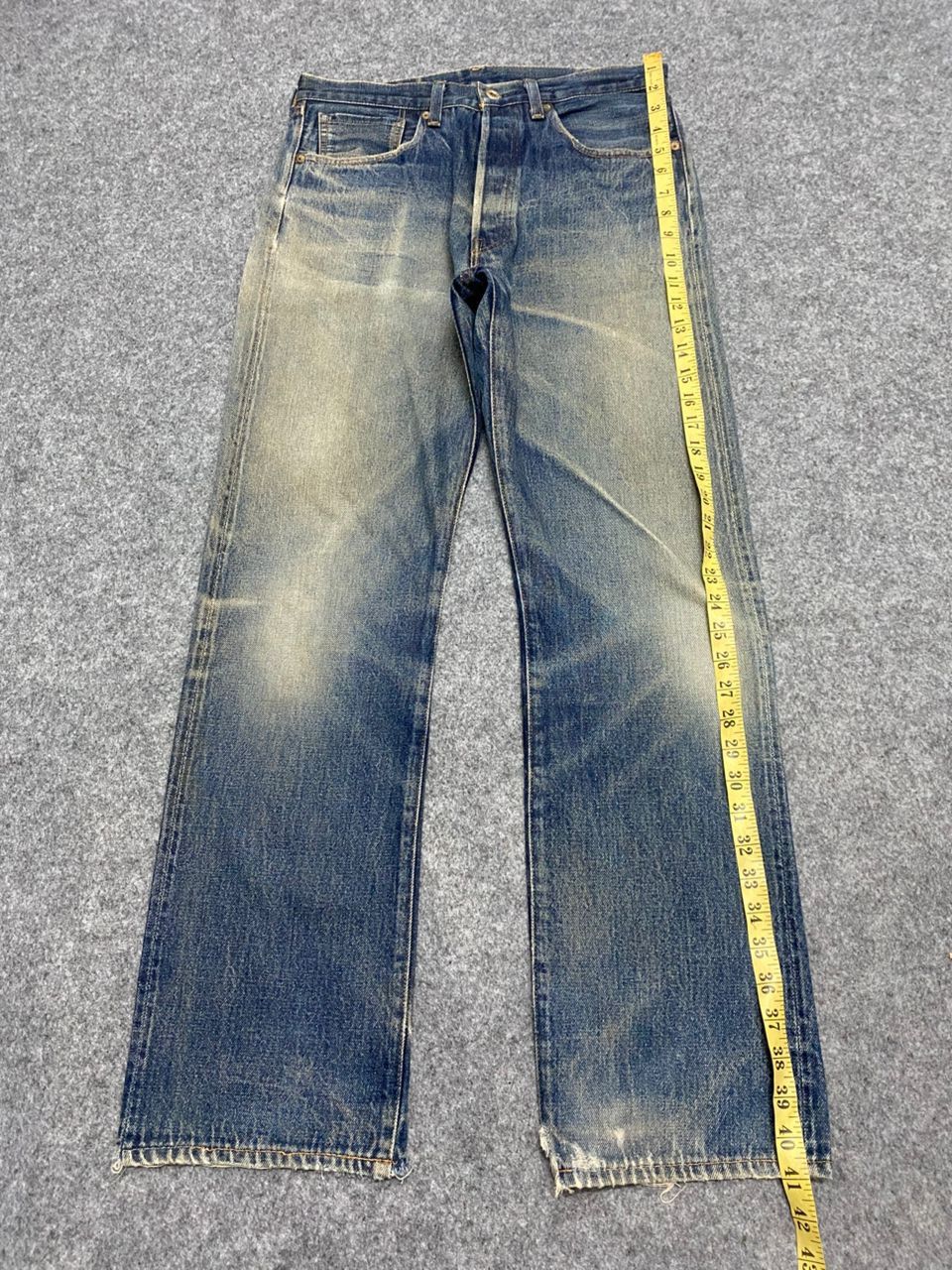 Kapital Vintage Levis 501xx Ww2 Selvedge Redline Distressed Denim Size US 30 / EU 46 - 10 Thumbnail