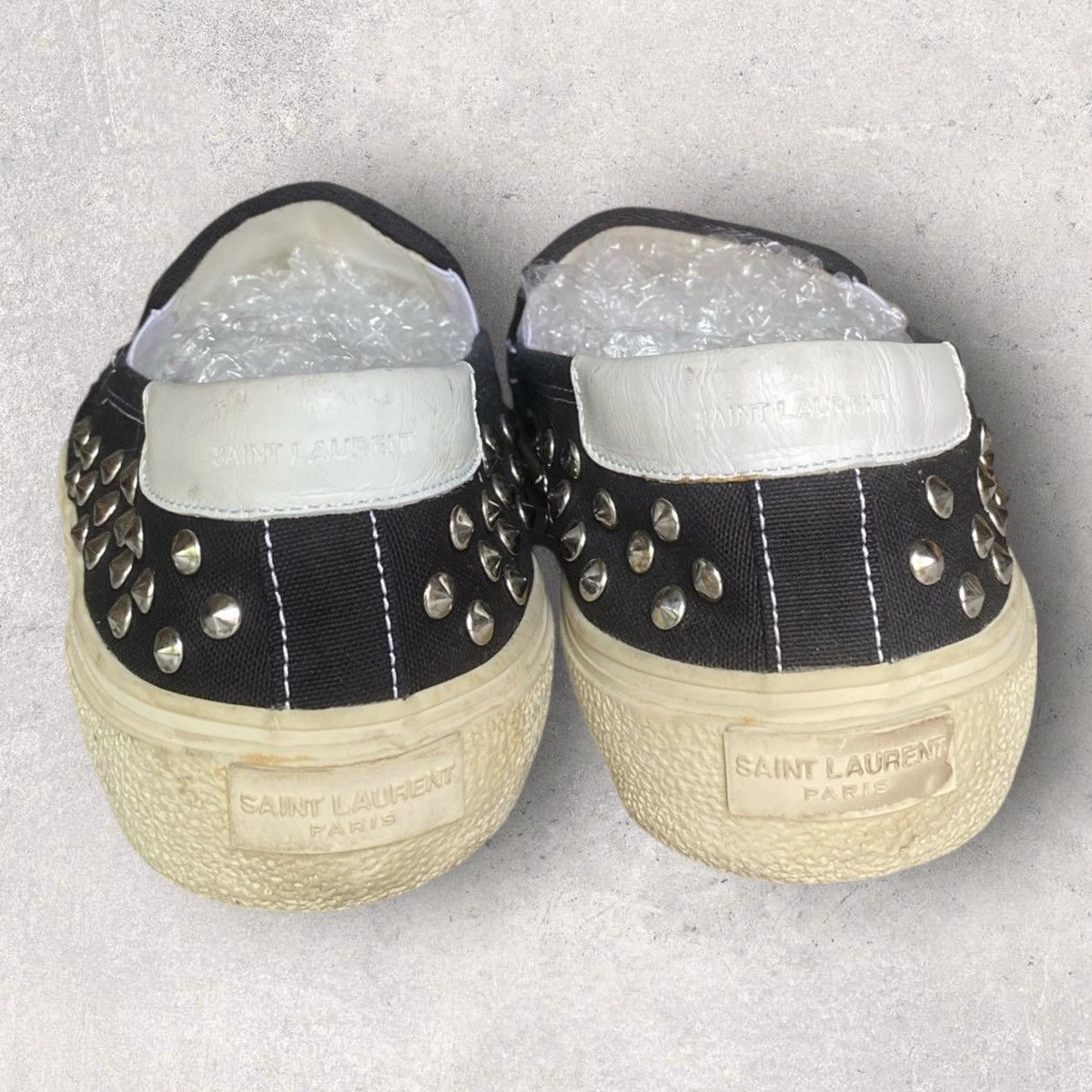 Saint Laurent Paris SLP Studded Slip On Size US 8.5 / EU 41-42 - 5 Thumbnail