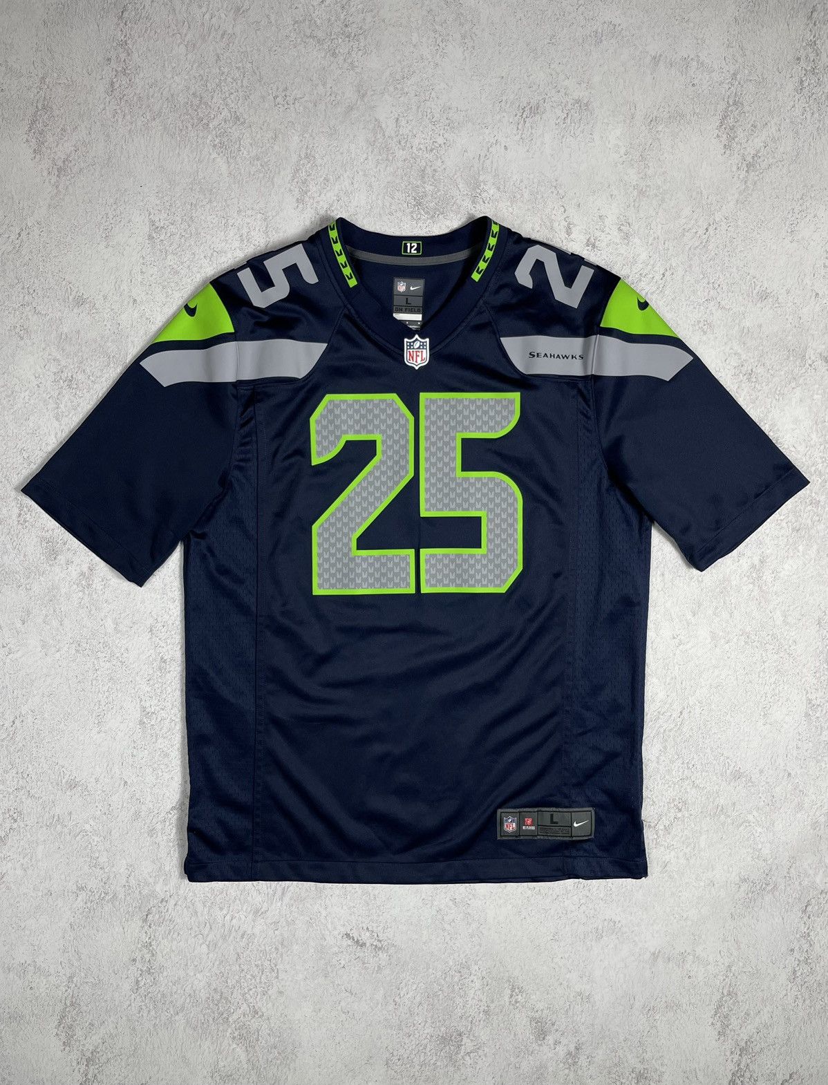 NFL Nike Soccer Jersey Nike Seattle Seahawks 25 Richard Sherman Jersey T Shirt L Grailed