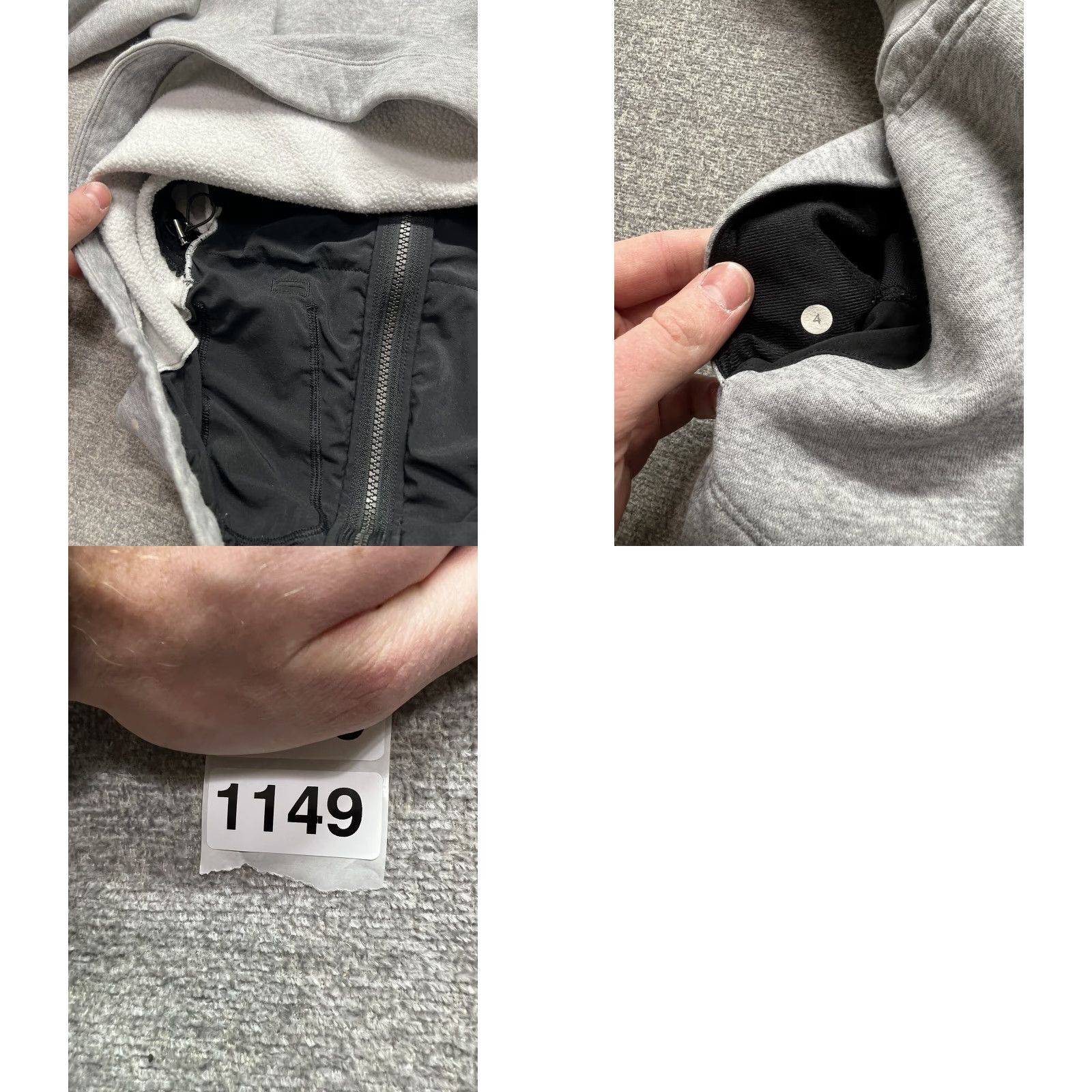 Lululemon Lululemon Insculpt Jacket Full Zip Mockneck Heather Gray Size 4 - Activewear Jacket Women, Gray, Regular, Fitted, Long Sleeve, Cotton Blend, 90s? Size S / US 4 / IT 40 - 9 Thumbnail