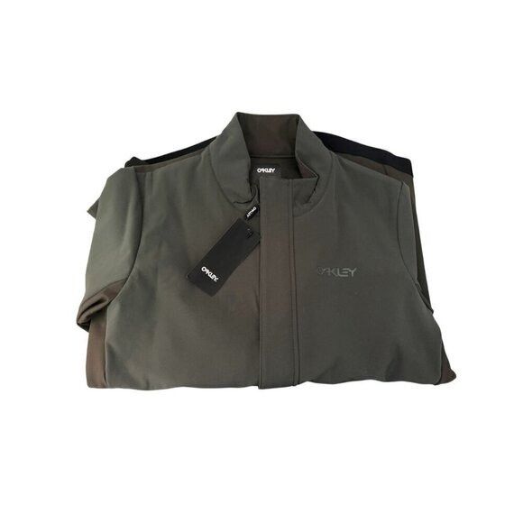 Oakley Oakley Mens Dark Green Full Zip Softshell Elements RC Therma Size US M / EU 48-50 / 2 - 3 Thumbnail