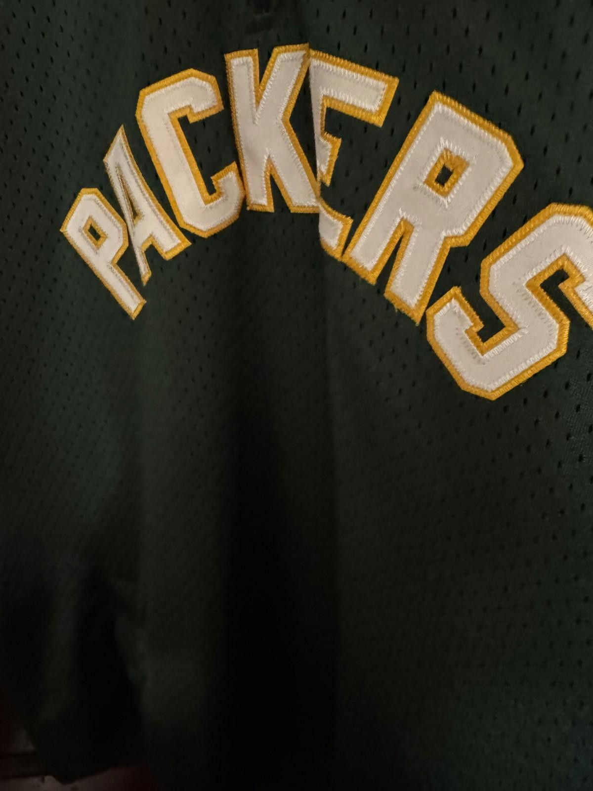 Mitchell & Ness Green Bay Packers Mitchell & Ness 1/4 Zip Men's Sz XXL Green Size ONE SIZE - 5 Thumbnail