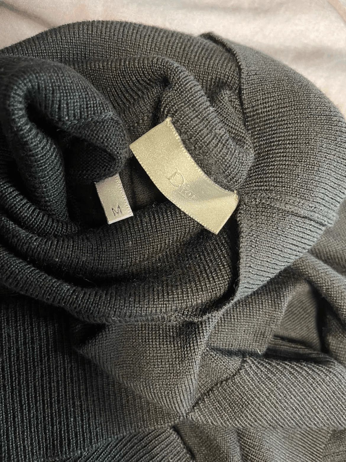 Dior Dior Homme 04AW Logo Stitch Hi-neck Knitwear Size US M / EU 48-50 / 2 - 4 Thumbnail