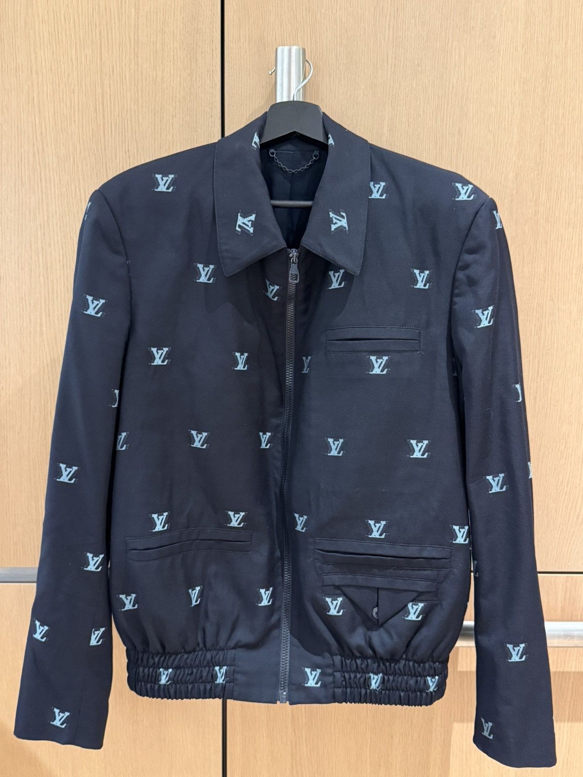 Louis Vuitton Louis Vuitton Monogram Jacquard Wool Jacket Size US M / EU 48-50 / 2 - 2 Thumbnail