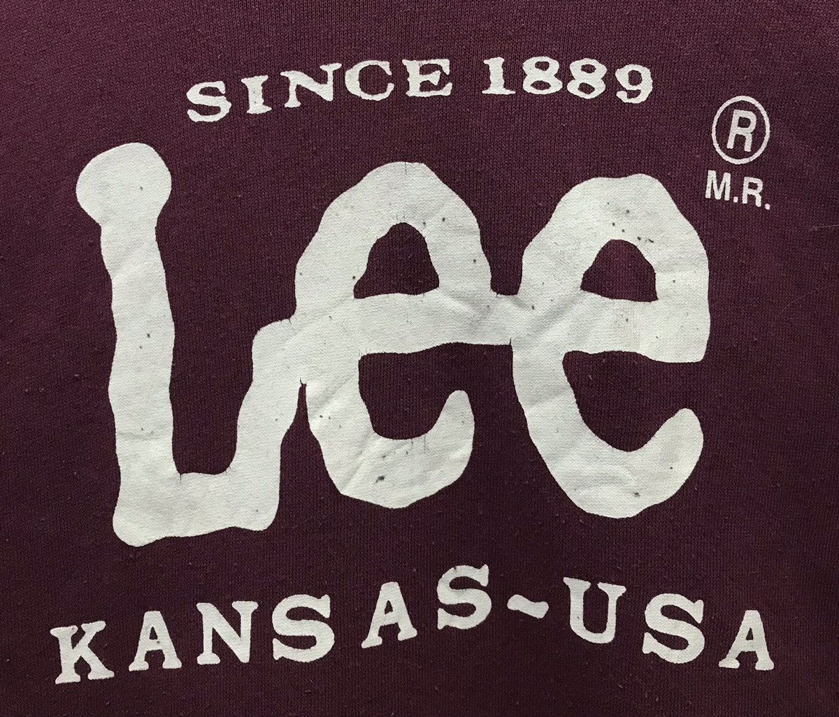 Lee × Vintage Vintage Lee Since 1889 Kansas-Usa Made In Usa Sweatshirt Size US L / EU 52-54 / 3 - 3 Thumbnail