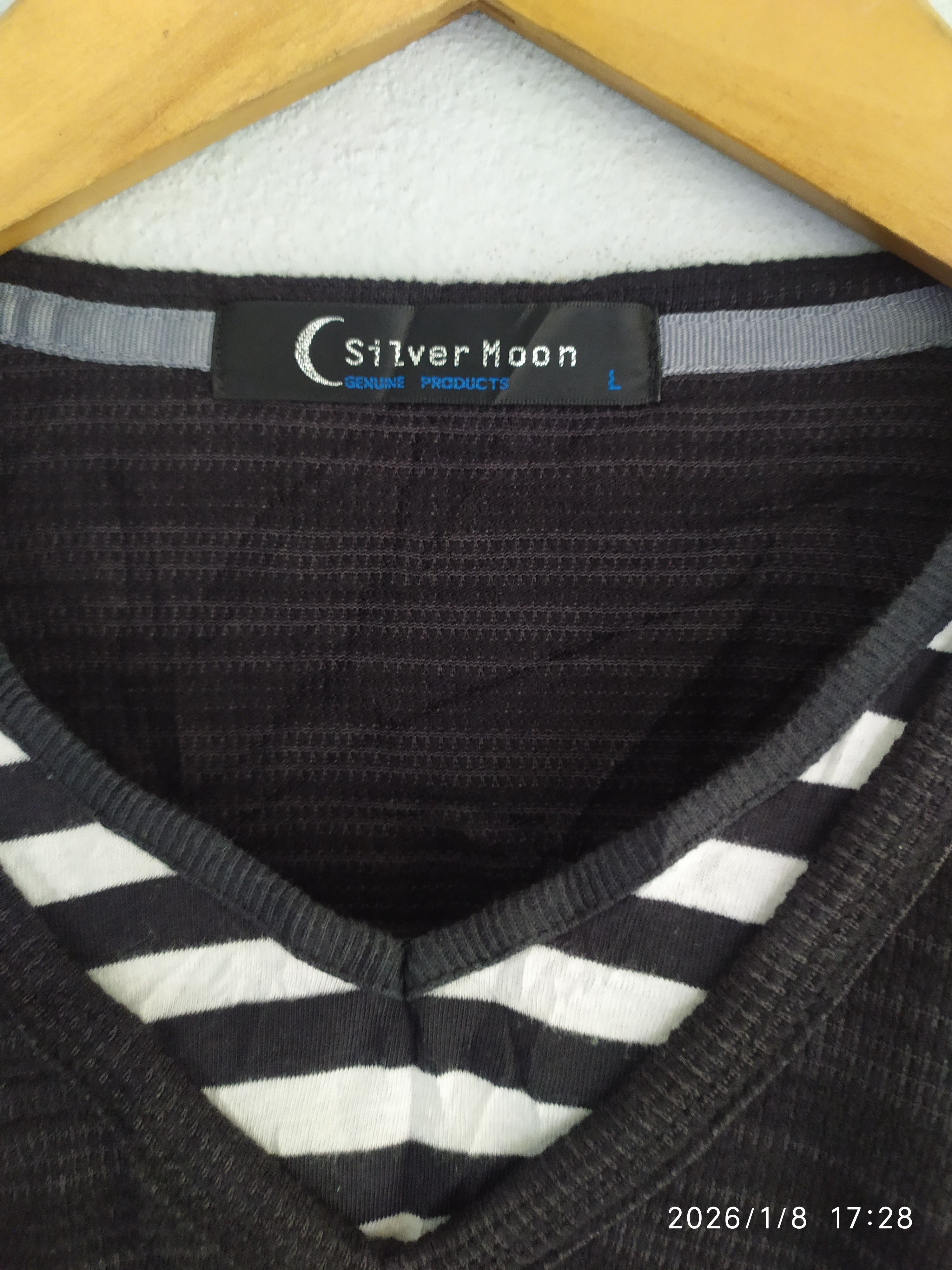 If Six Was Nine 2000s Silver moon Dauble Layer long sleeve L.G.B style Size US L / EU 52-54 / 3 - 7 Thumbnail