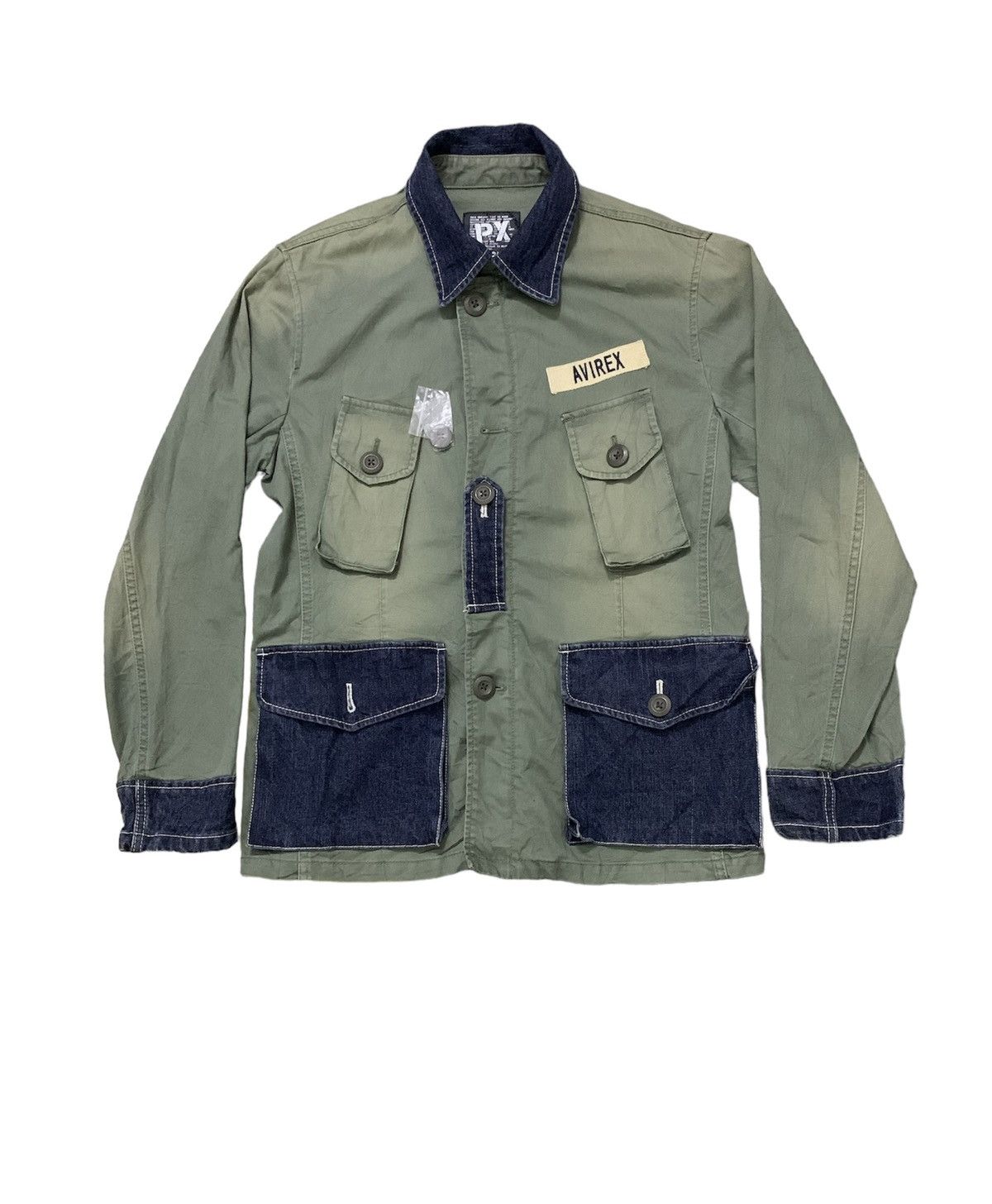 Avirex *Rare* Avirex Denim Pocket Military Jacket (A) Size US M / EU 48-50 / 2 - 1 Thumbnail