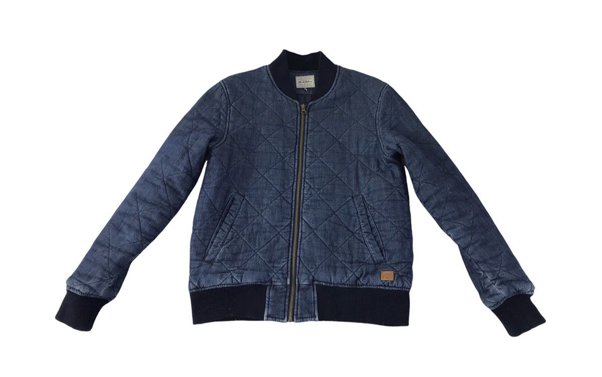 Japanese Brand × Vintage Vintage Local Motion Bomber Jacket Jeans Zipper Style Size US M / EU 48-50 / 2 - 1 Thumbnail