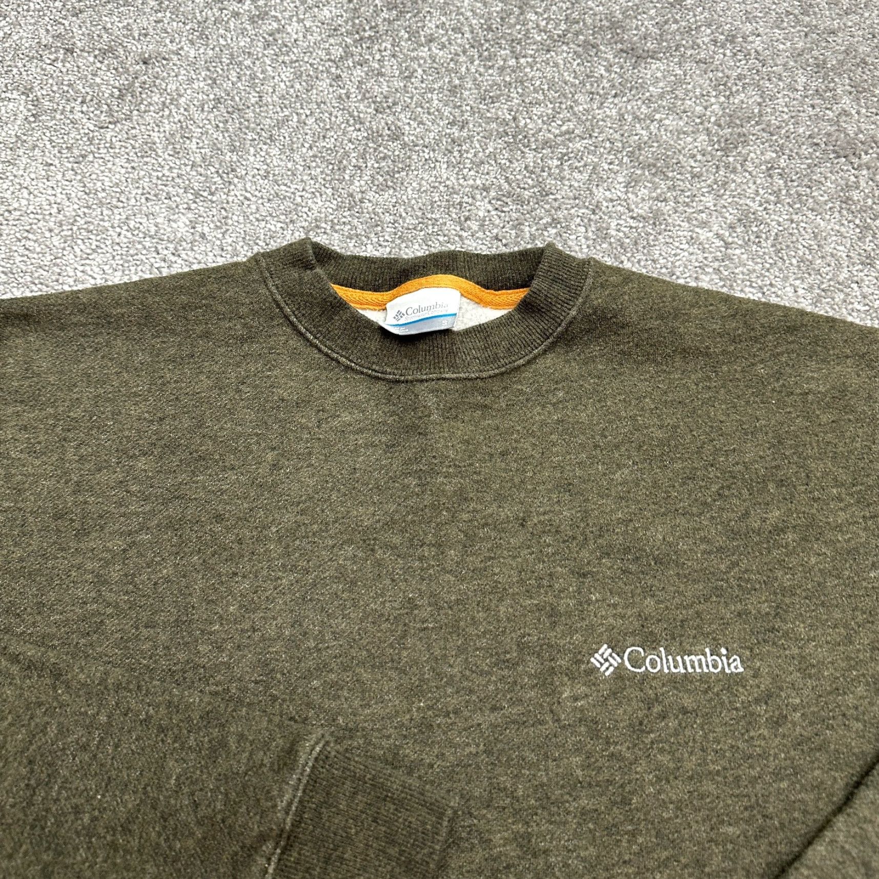 Vintage Columbia Sweatshirt Mens Small Green Crew Neck Fleece Pullover Casual Outdoor Size US S / EU 44-46 / 1 - 5 Thumbnail