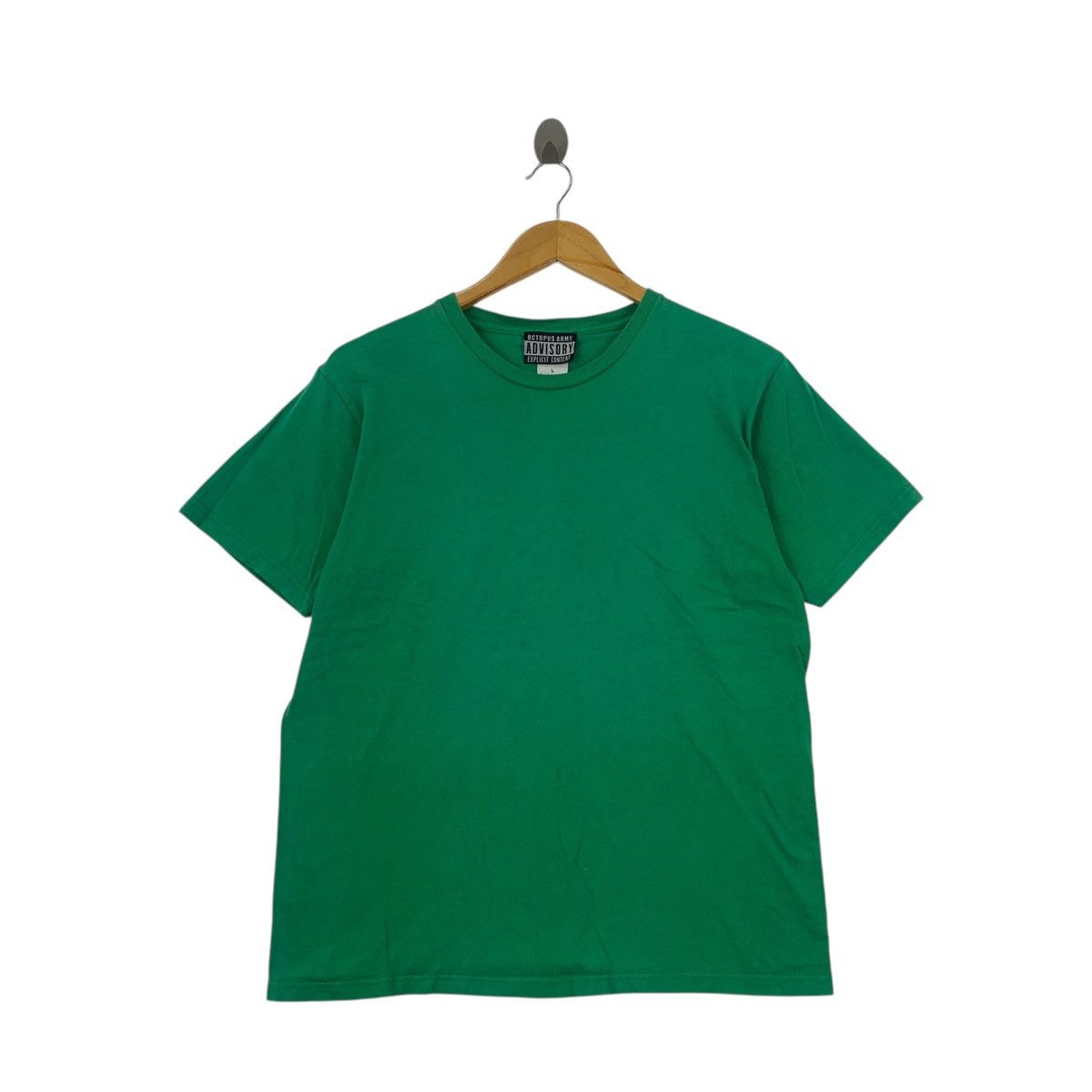 Octopus Vintage OCTOPUS ARMY ADVISORY Japan Plain Tee Shirt Top Size US L / EU 52-54 / 3 - 1 Thumbnail