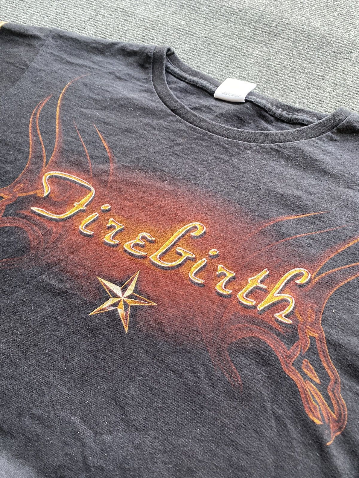 Band Tees 🔥00s Vntg Firebirth Gotthard Faded black tee mens M Size US M / EU 48-50 / 2 - 2 Thumbnail