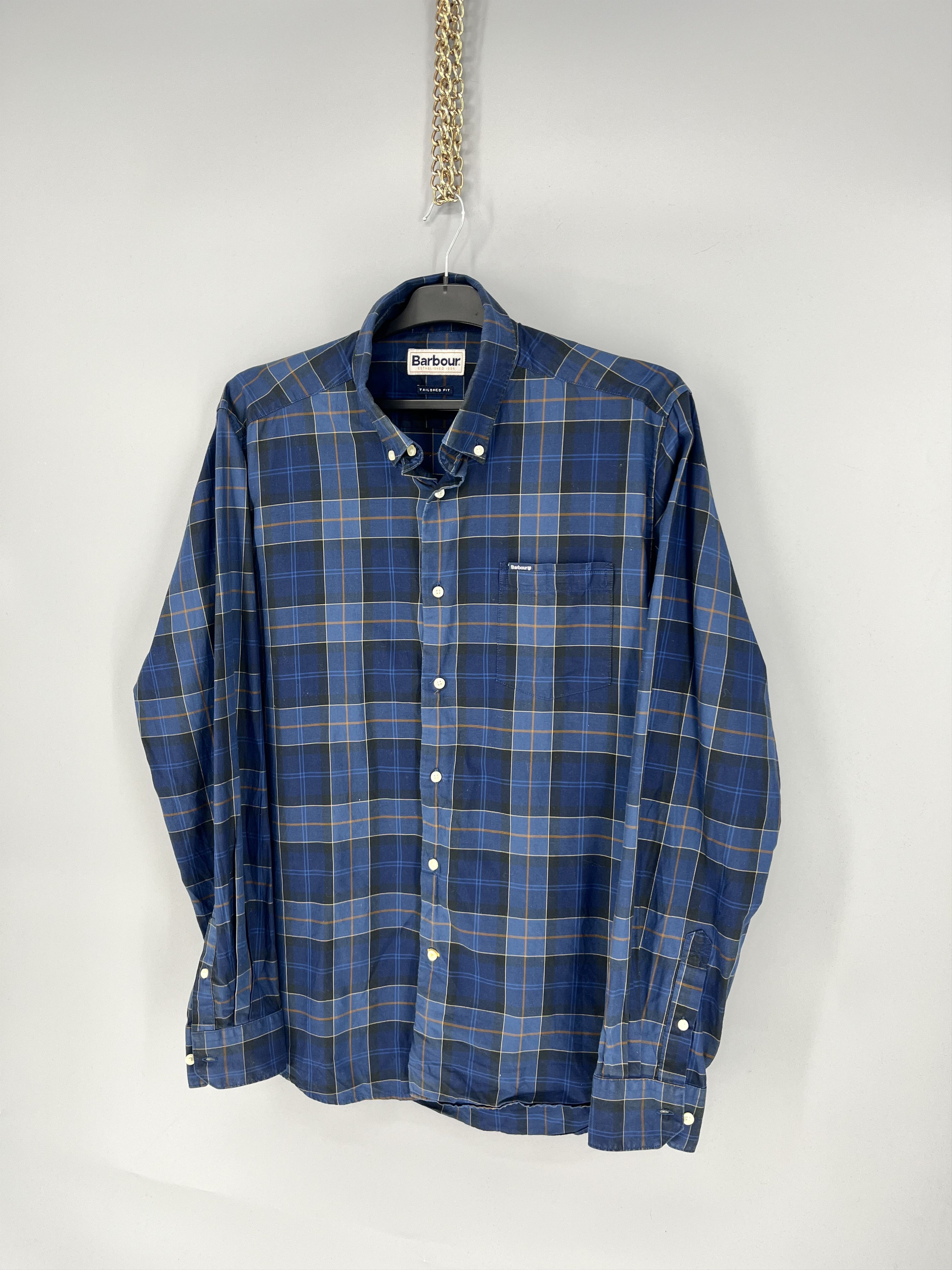 Barbour Vintage Barbour Plaid Blake Cotton Flannel Casual Size US L / EU 52-54 / 3 - 3 Thumbnail